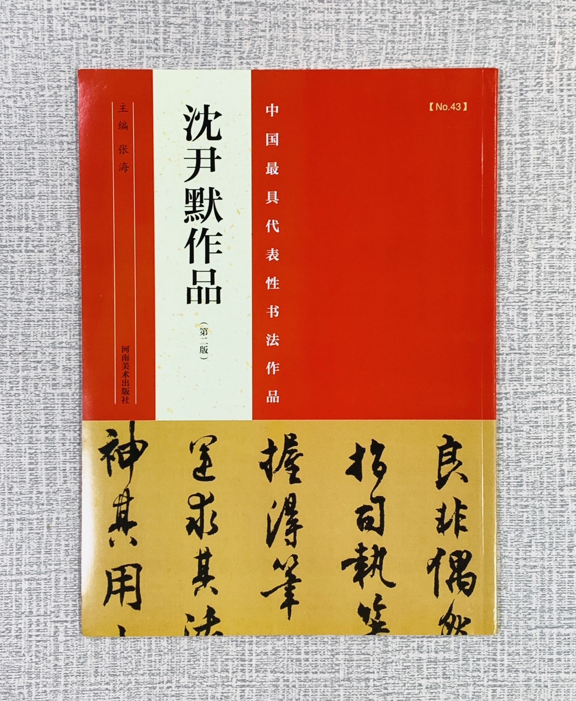 《沈尹默作品》中國最具代表性書法作品系列 張海主編 沈尹默 河南美術出版社 中國最具代表性書法作品 河南美術