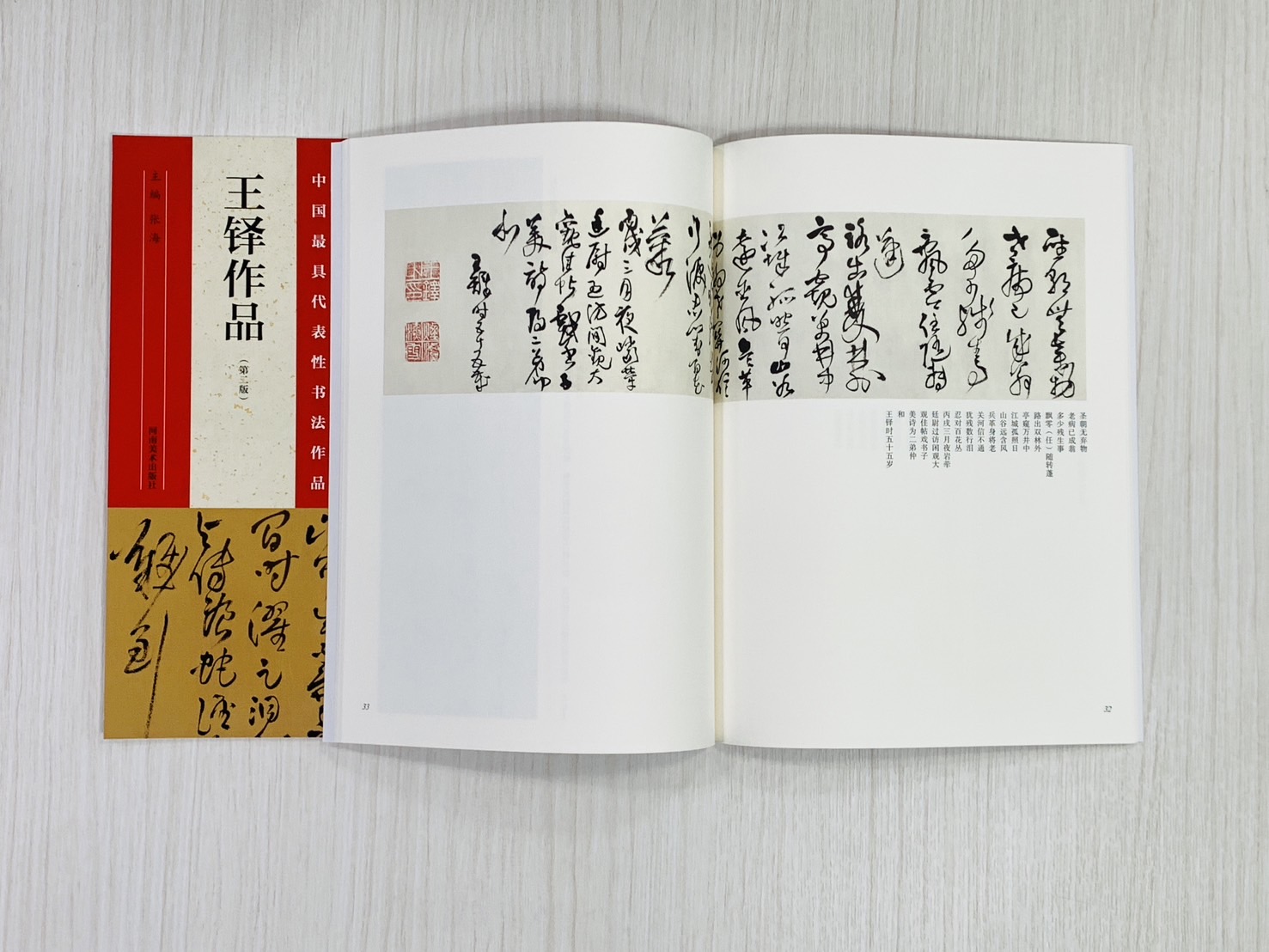 《王鐸作品（第二版）》 中國最具代表性書法作品 河南美術出版社 張海 主編