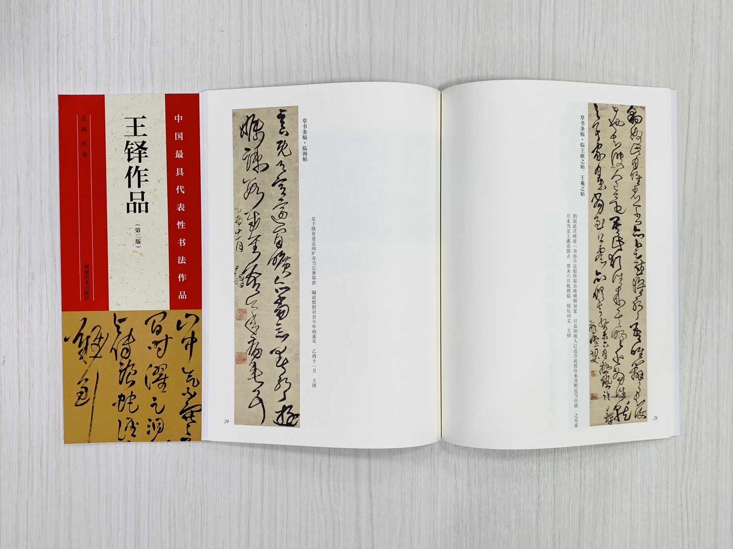 《王鐸作品（第二版）》 中國最具代表性書法作品 河南美術出版社 張海 主編
