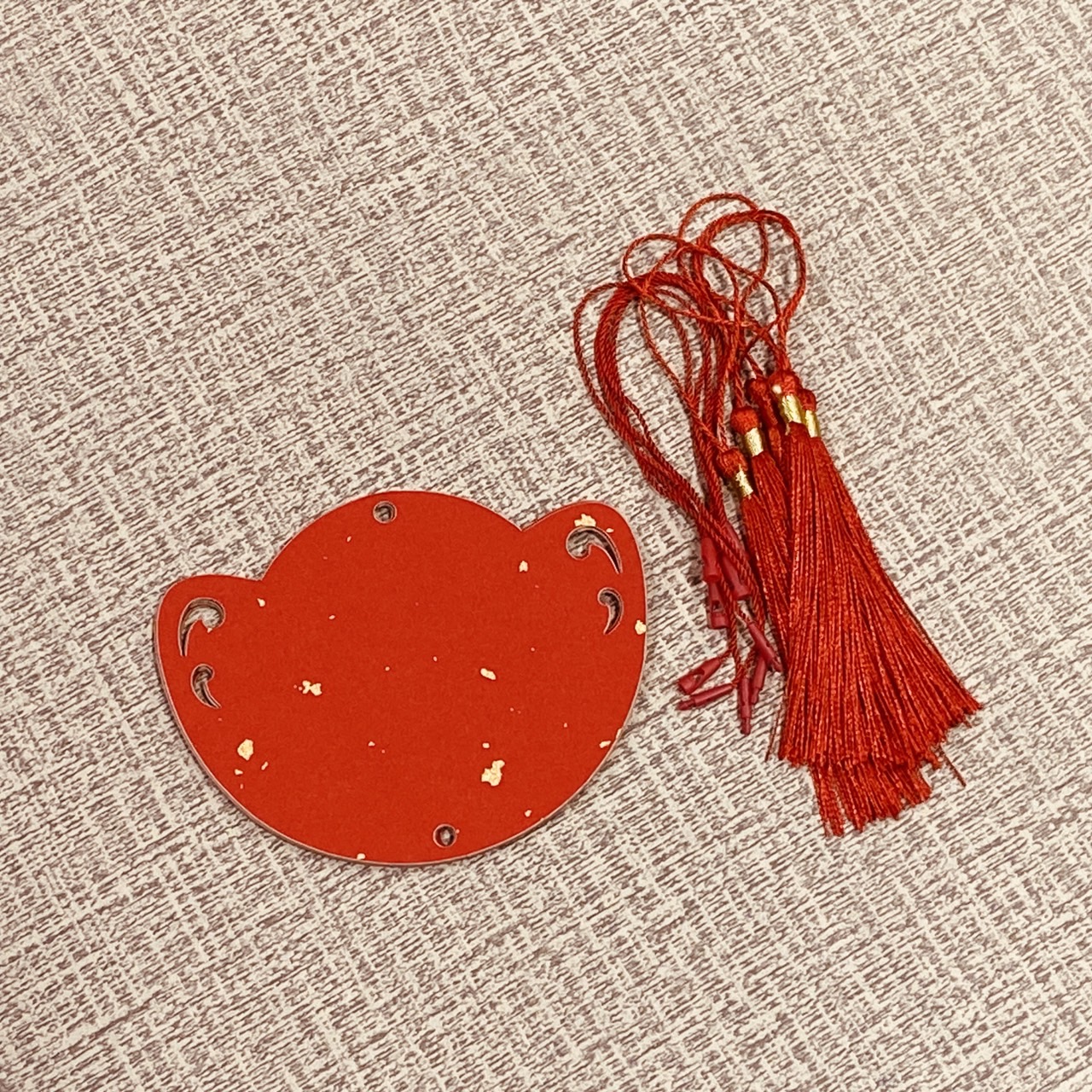 《春聯軟卡吊飾》春聯小卡 · 年年有魚 · 平安果 · 元寶 · 福袋