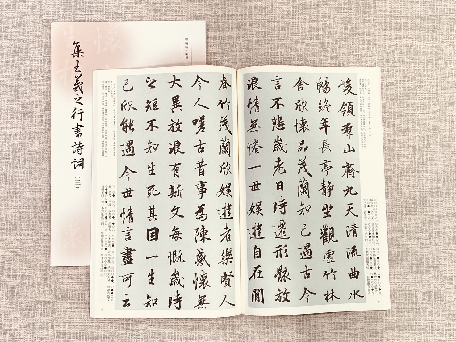 《集王羲之行書詩詞系列》 3冊 文物出版社