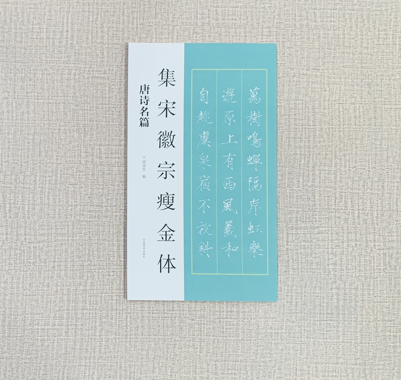 《集宋徽宗瘦金體 唐詩名篇》  河南美術出版社  邱金生編著