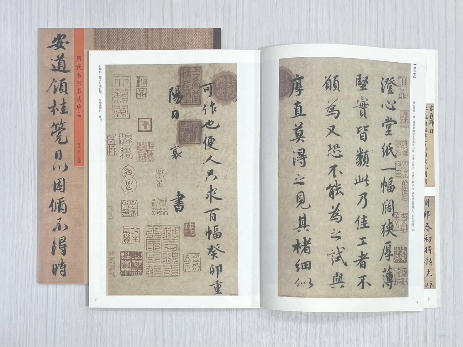 《歷代名家書法珍品 蔡襄》 中州古籍出版社 許裕長 編著