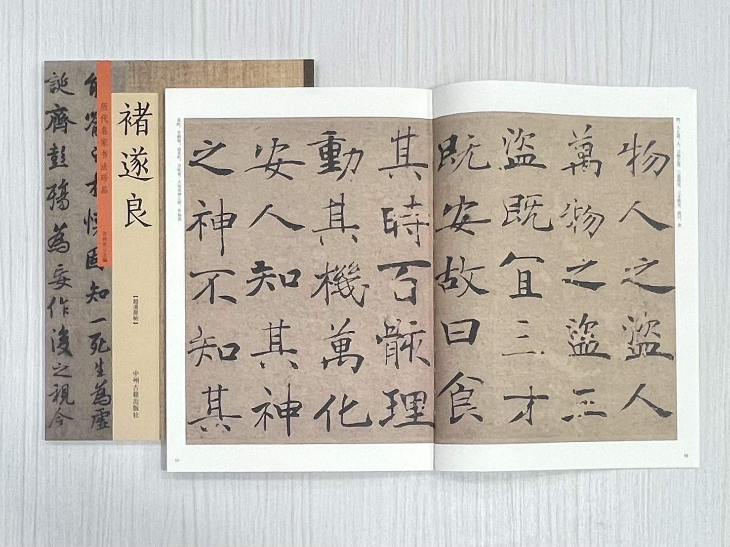 《歷代名家書法珍品 褚遂良》  中州古籍出版社
