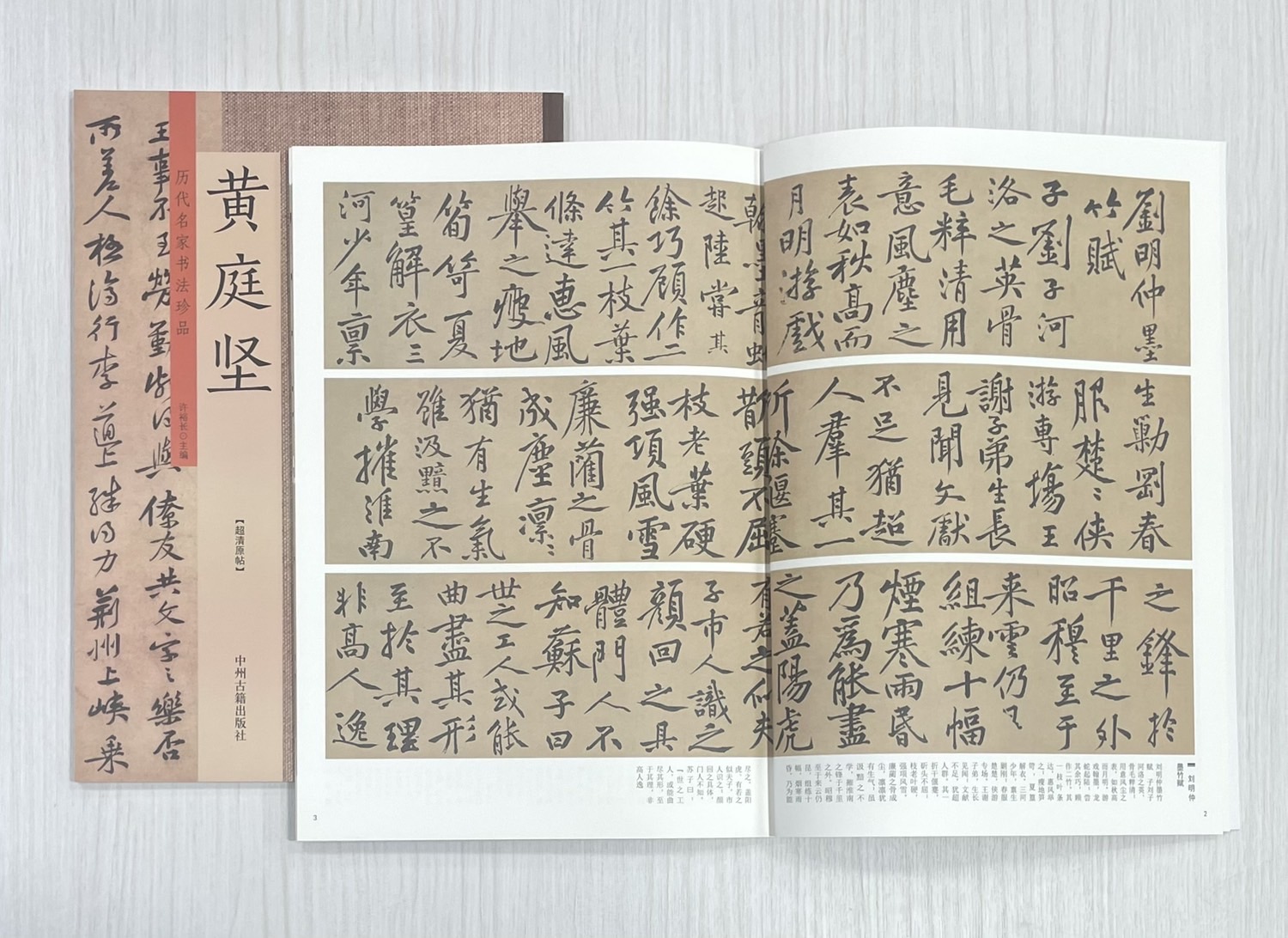 《歷代名家書法珍品 黃庭堅》 中州古籍出版社 許裕長 編著