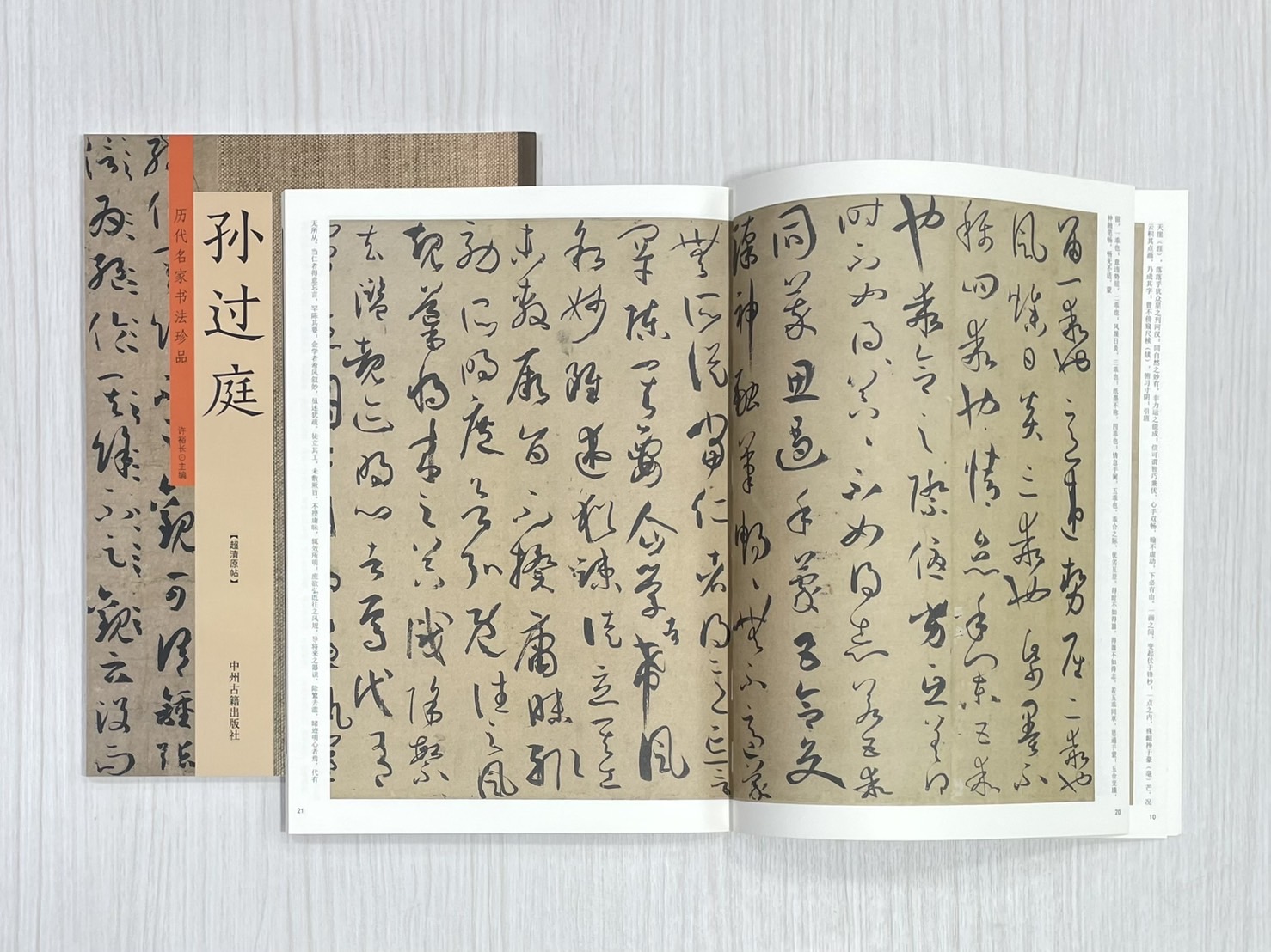 《歷代名家書法珍品 孫過庭》  中州古籍出版社  許裕長 編著