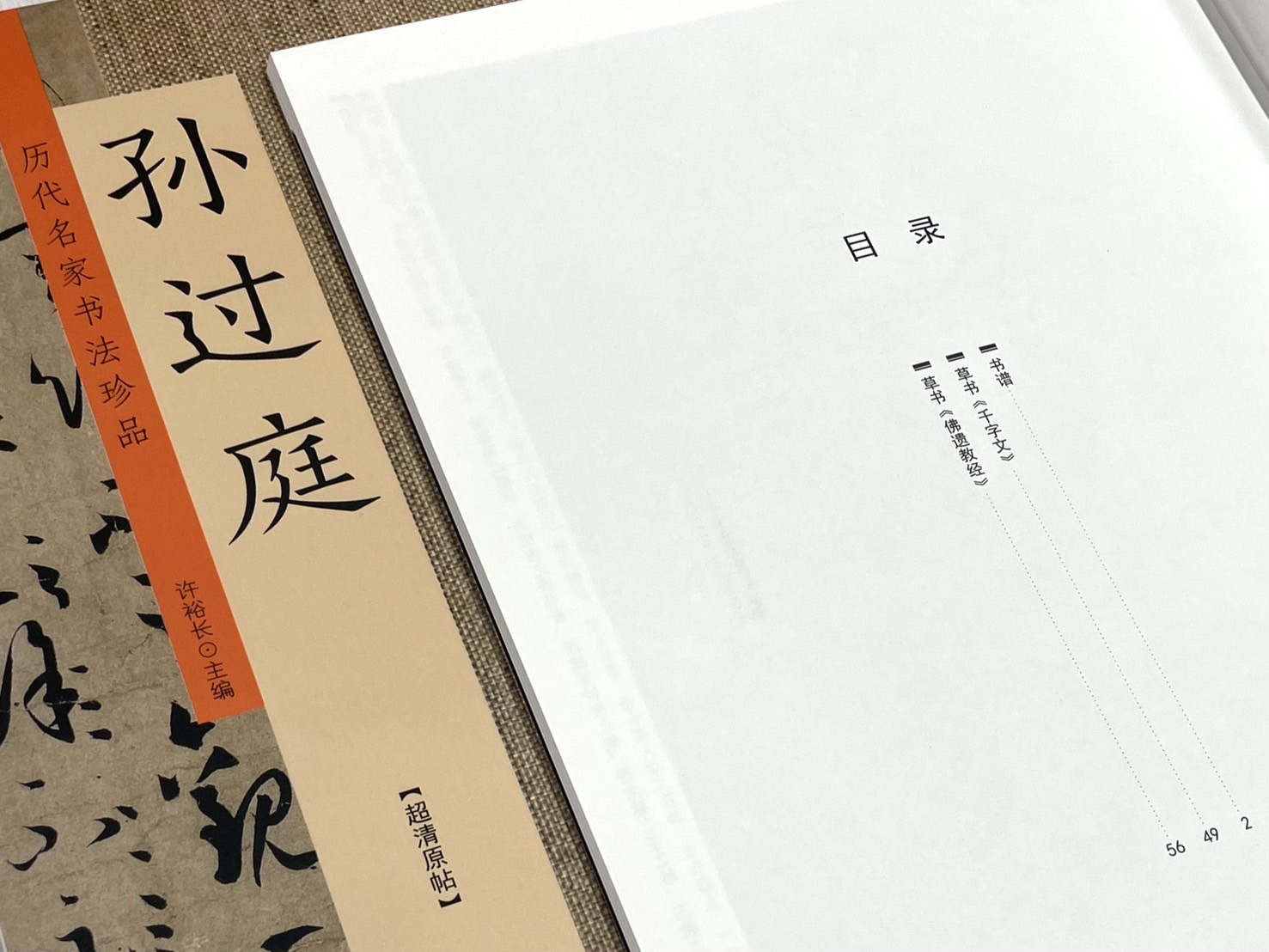 《歷代名家書法珍品 孫過庭》  中州古籍出版社  許裕長 編著