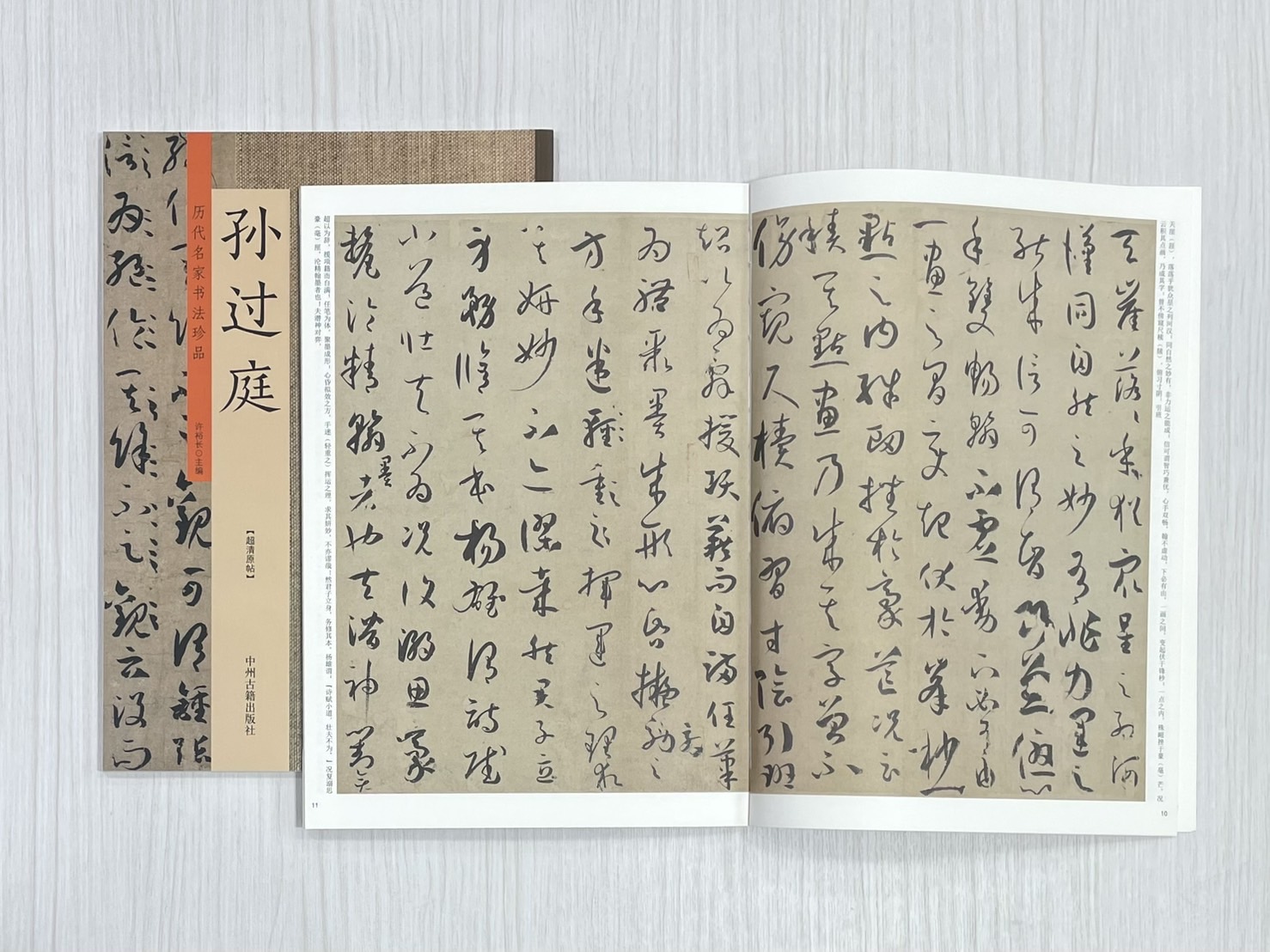 《歷代名家書法珍品 孫過庭》  中州古籍出版社  許裕長 編著