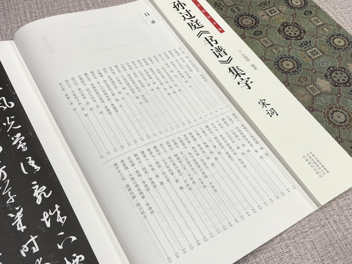 《孫過庭書譜集字 宋詞》 書法臨創必備 河南美術出版社 白瑞榮 編著