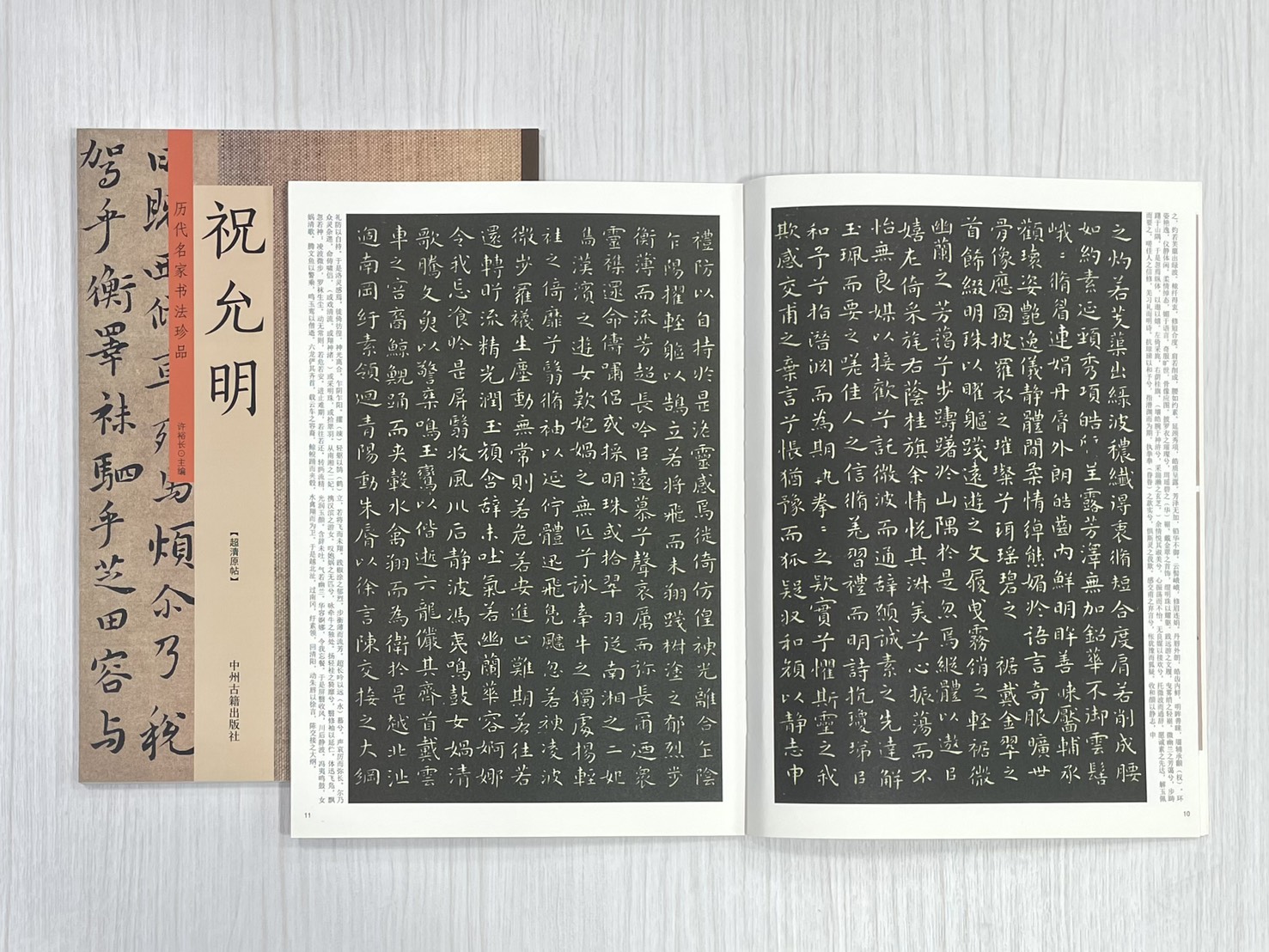 《歷代名家書法珍品 祝允明》 中州古籍出版社 許裕長 編著