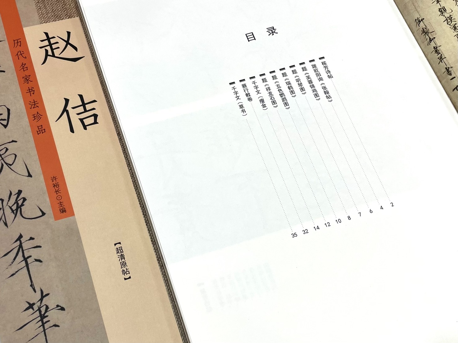 《歷代名家書法珍品 趙佶》 中州古籍出版社 許裕長 編著