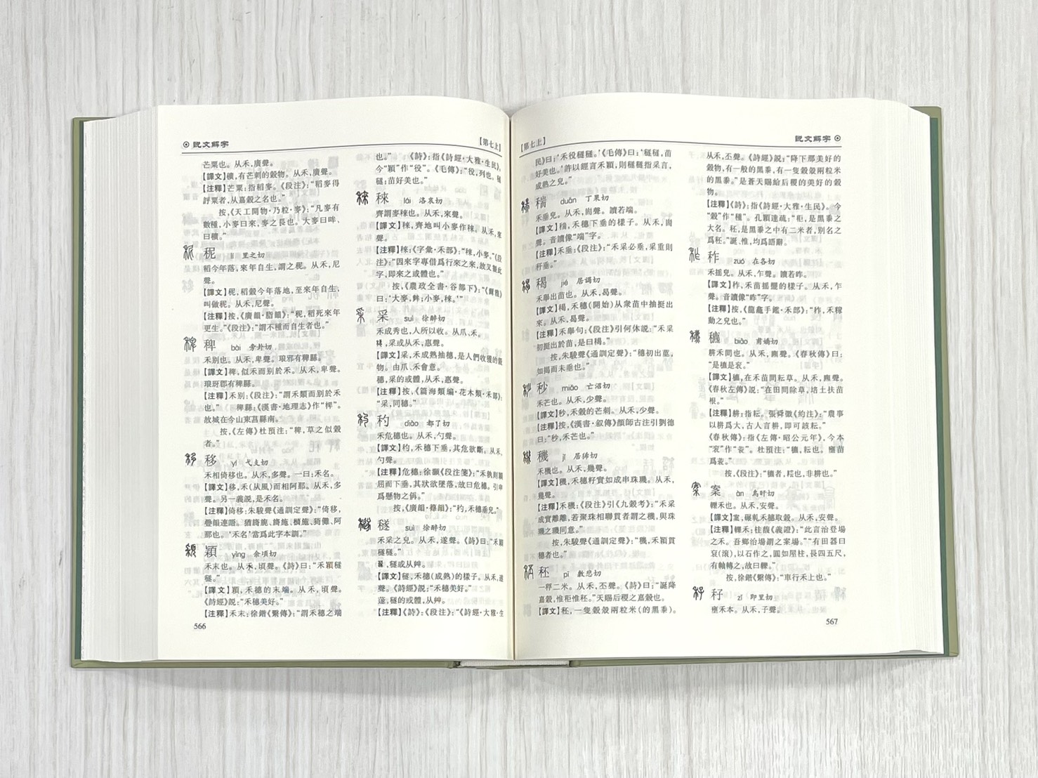 《文白對照 說文解字 東漢》 九州出版社 許慎編著