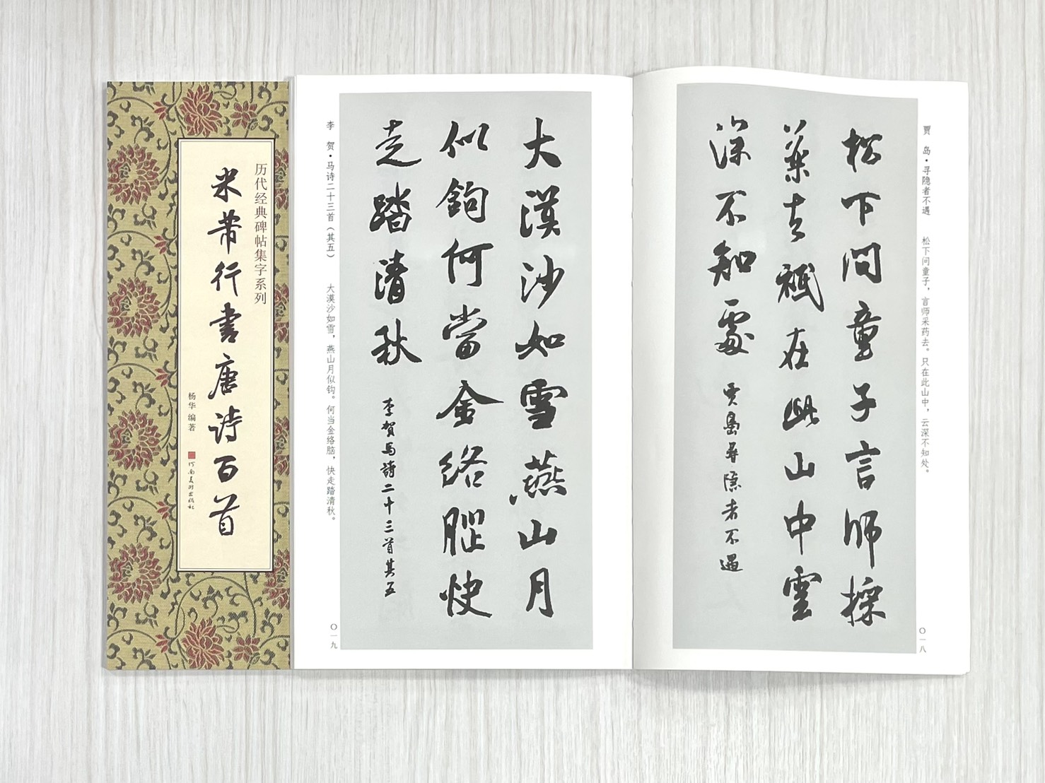 《米芾行書唐詩百首》  歷代經典碑帖集字系列  河南美術出版社  楊華編著