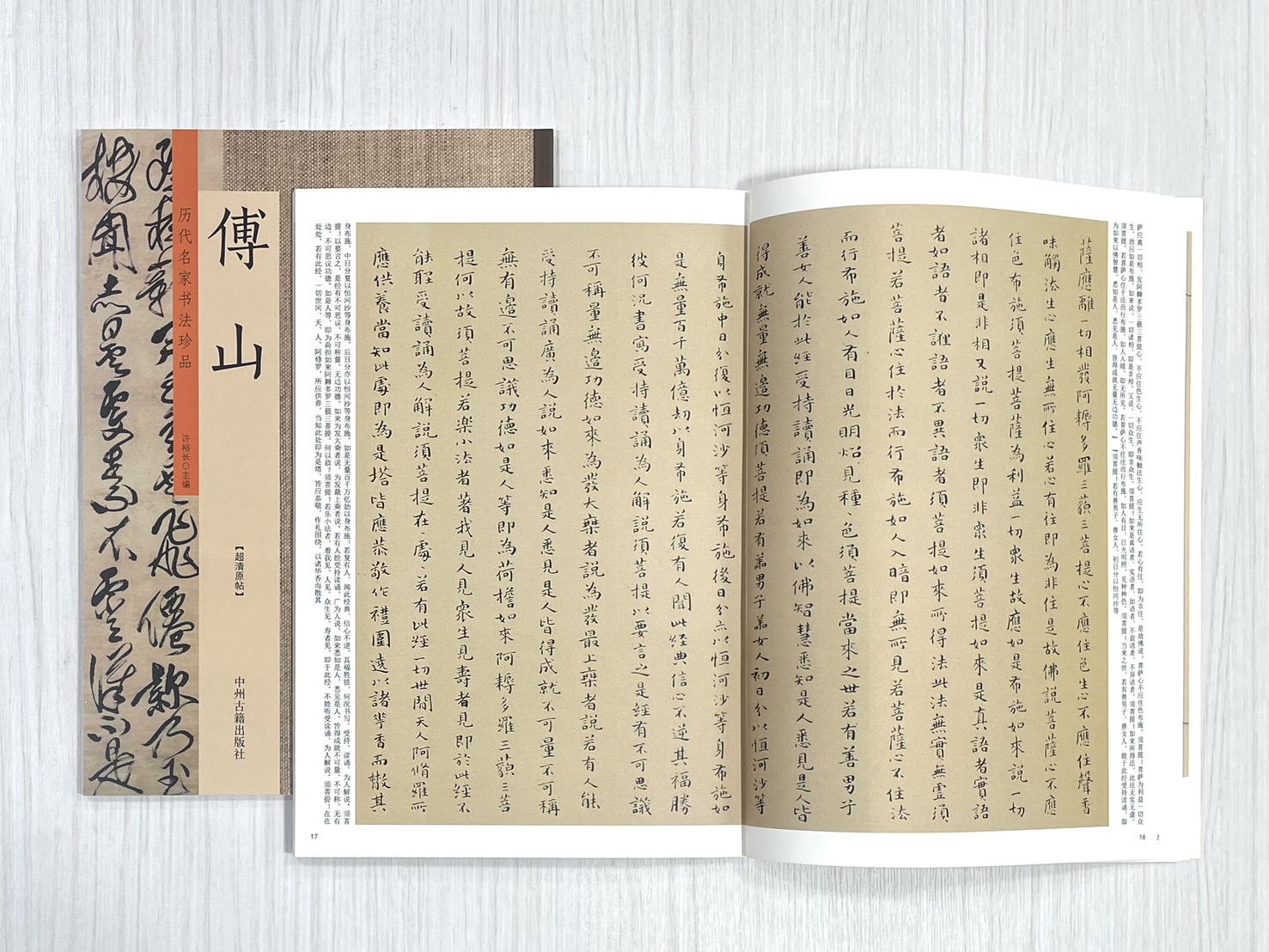 《歷代名家書法珍品 傅山》 中州古籍出版社 許裕長 編著