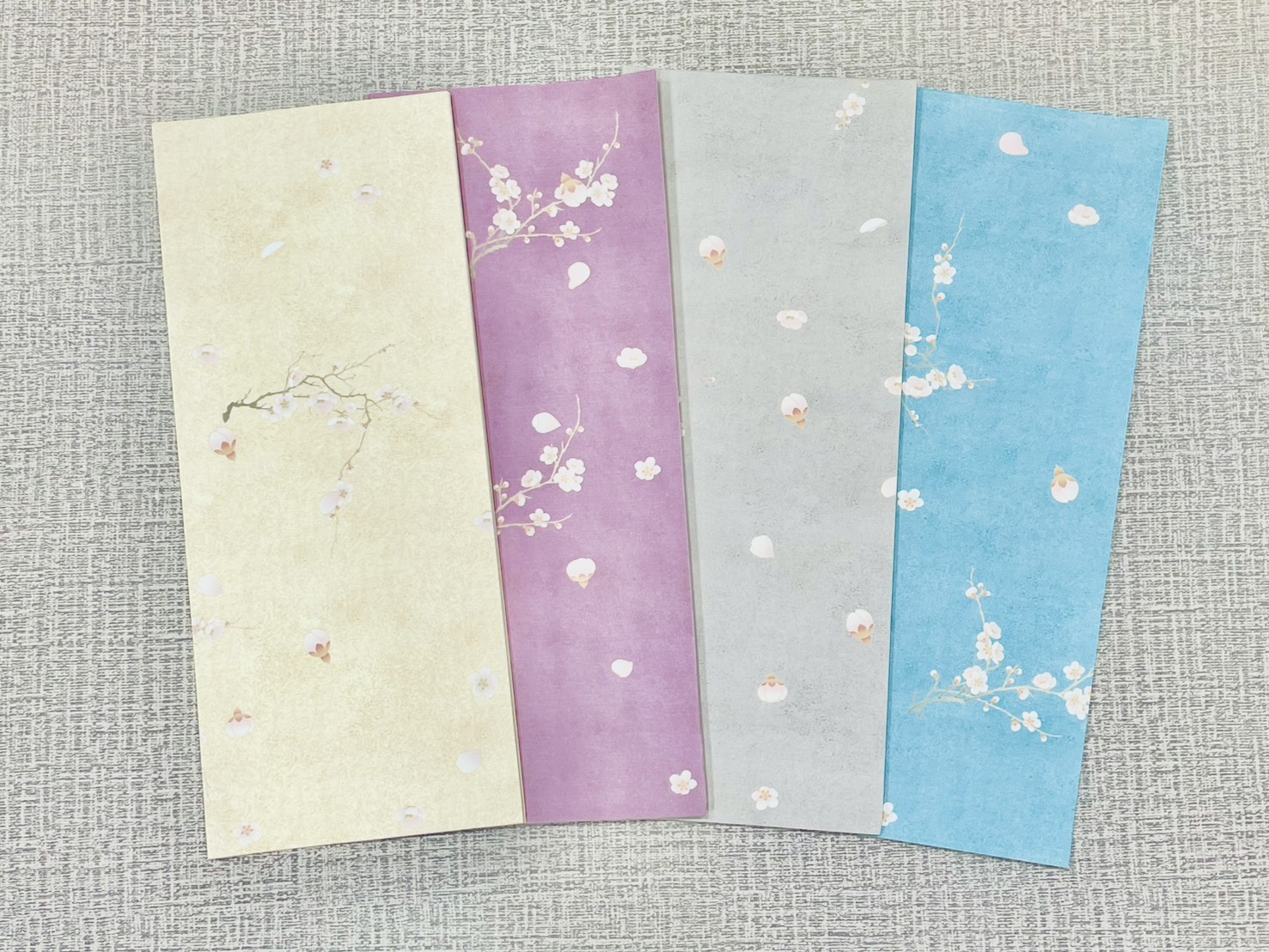 《蠟染梅花箋》 半生熟宣 約14x34cm 書法小品
