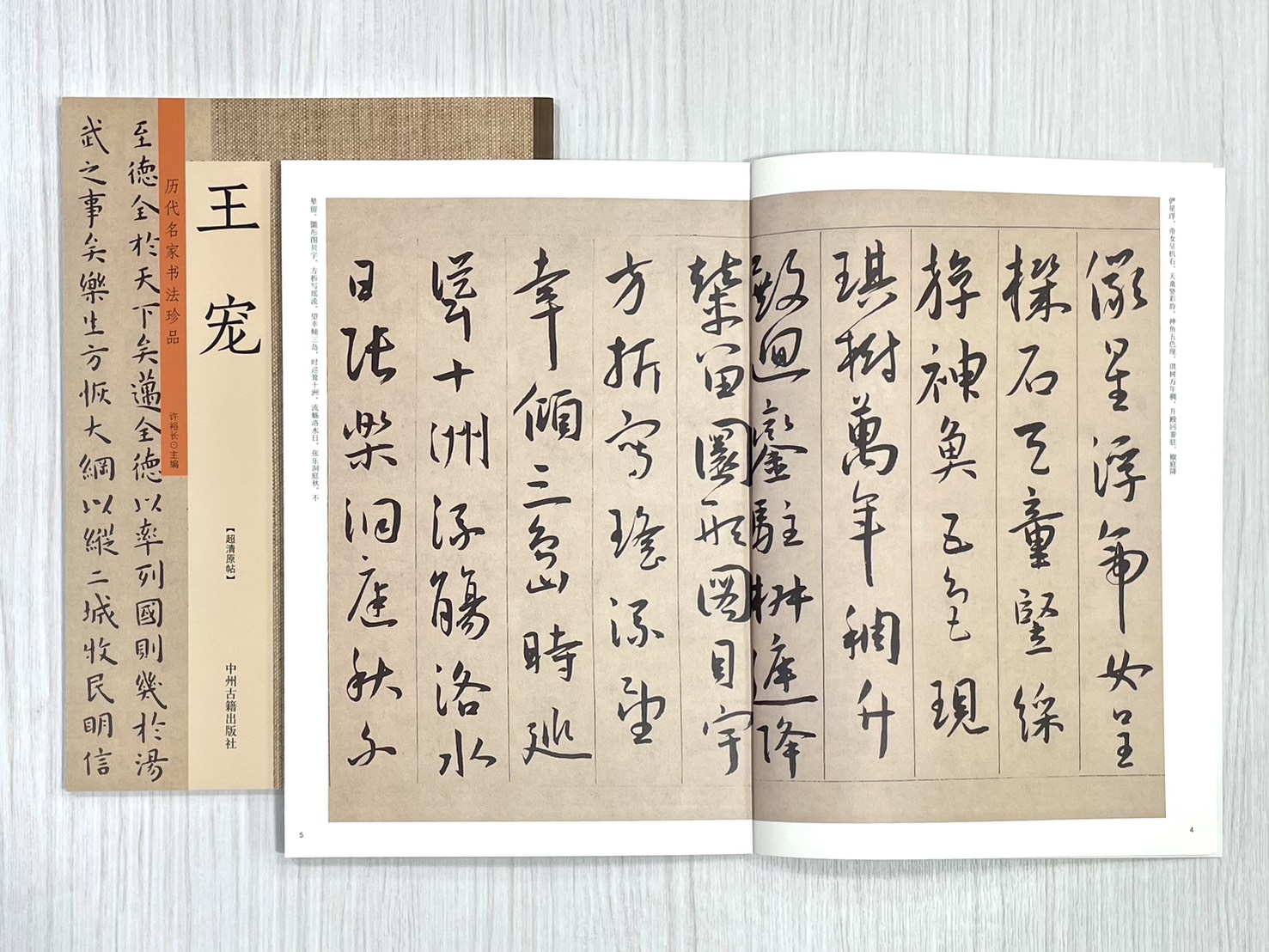 《歷代名家書法珍品 王寵》 中州古籍出版社 許裕長 編著