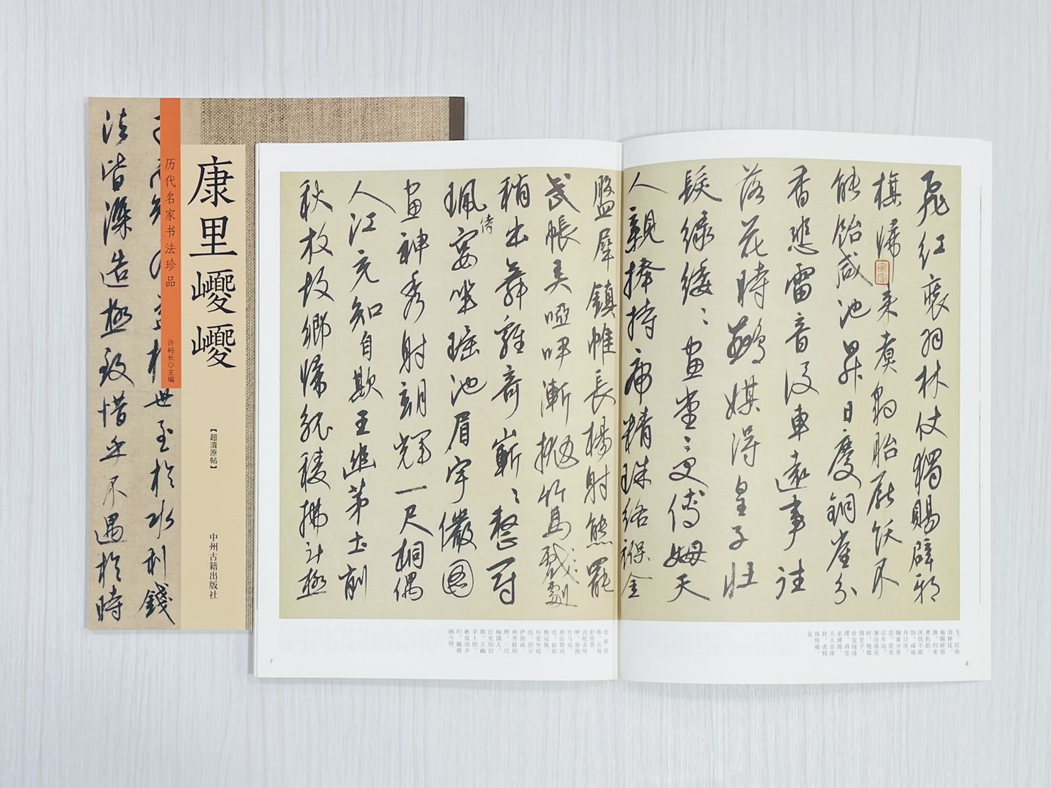 《歷代名家書法珍品 康里巎巎》 中州古籍出版社 許裕長 編著