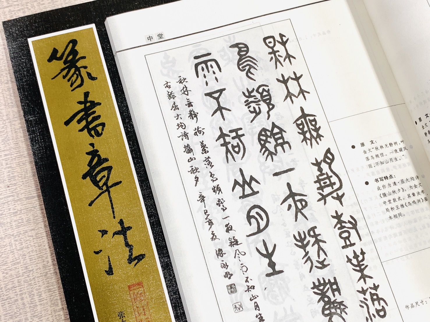 《篆書章法》 北京體育大學出版社  張永明 編撰  章法叢書系列
