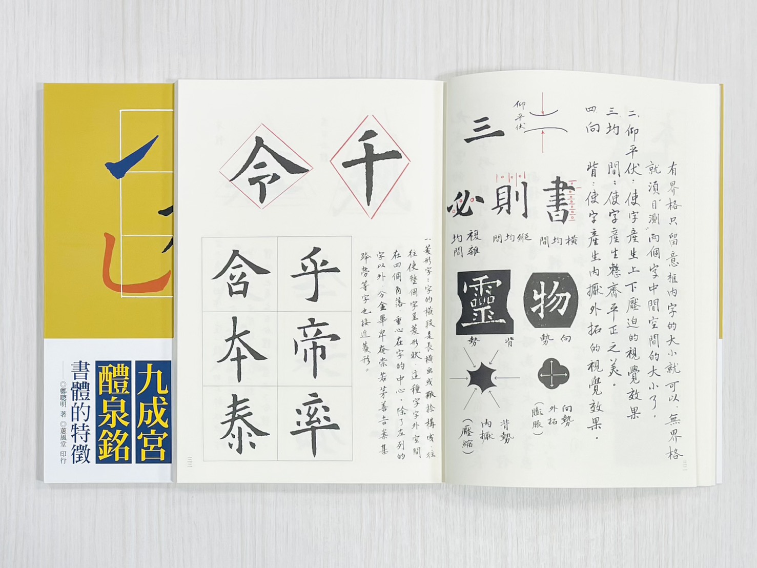 《九成宮體泉銘 書體的特徵》 書論系列  鄭聰明 著 蕙風堂 印行