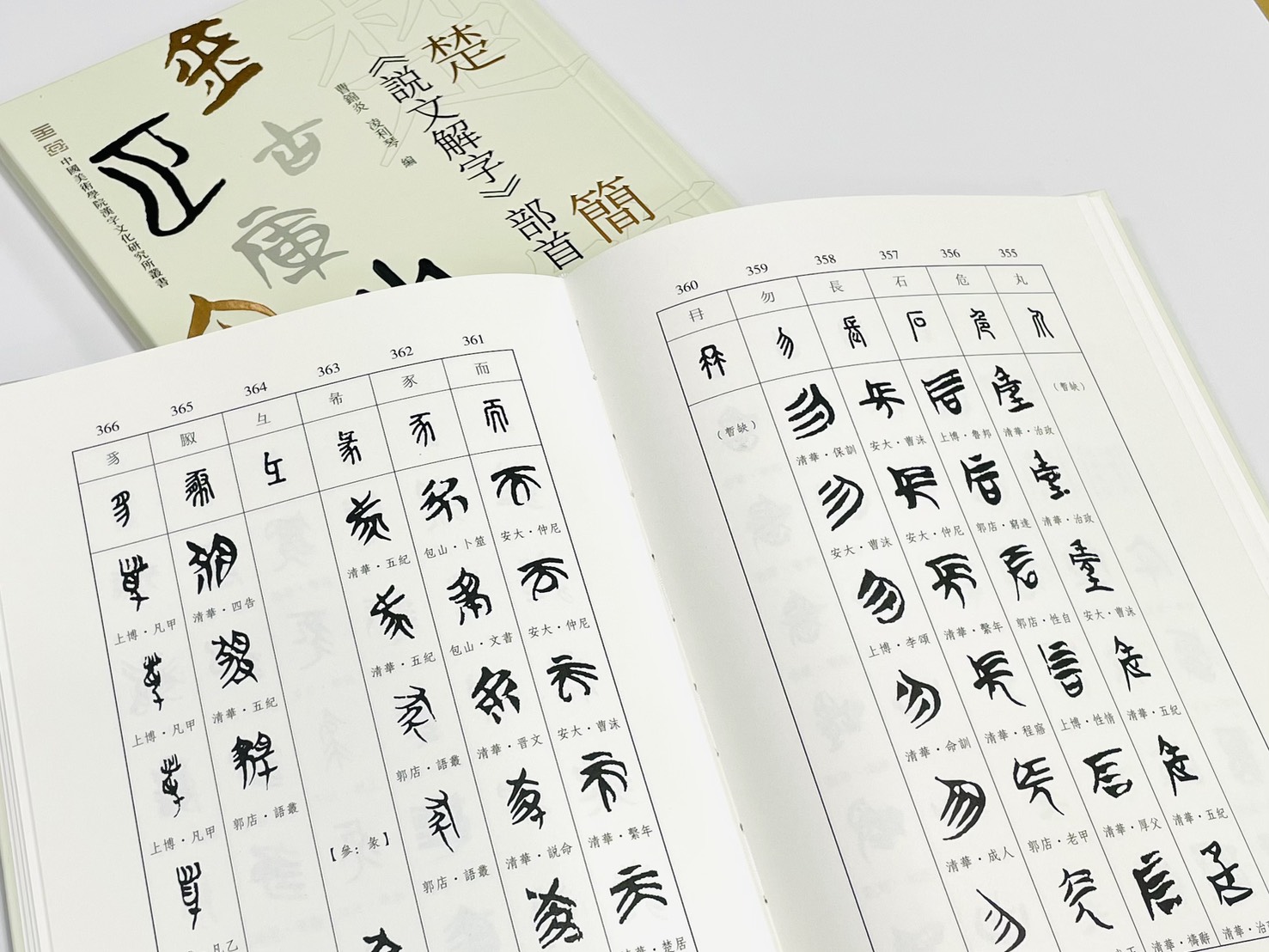 《楚簡 說文解字 部首》 上海書畫出版社 曹錦炎 凌利琴編著