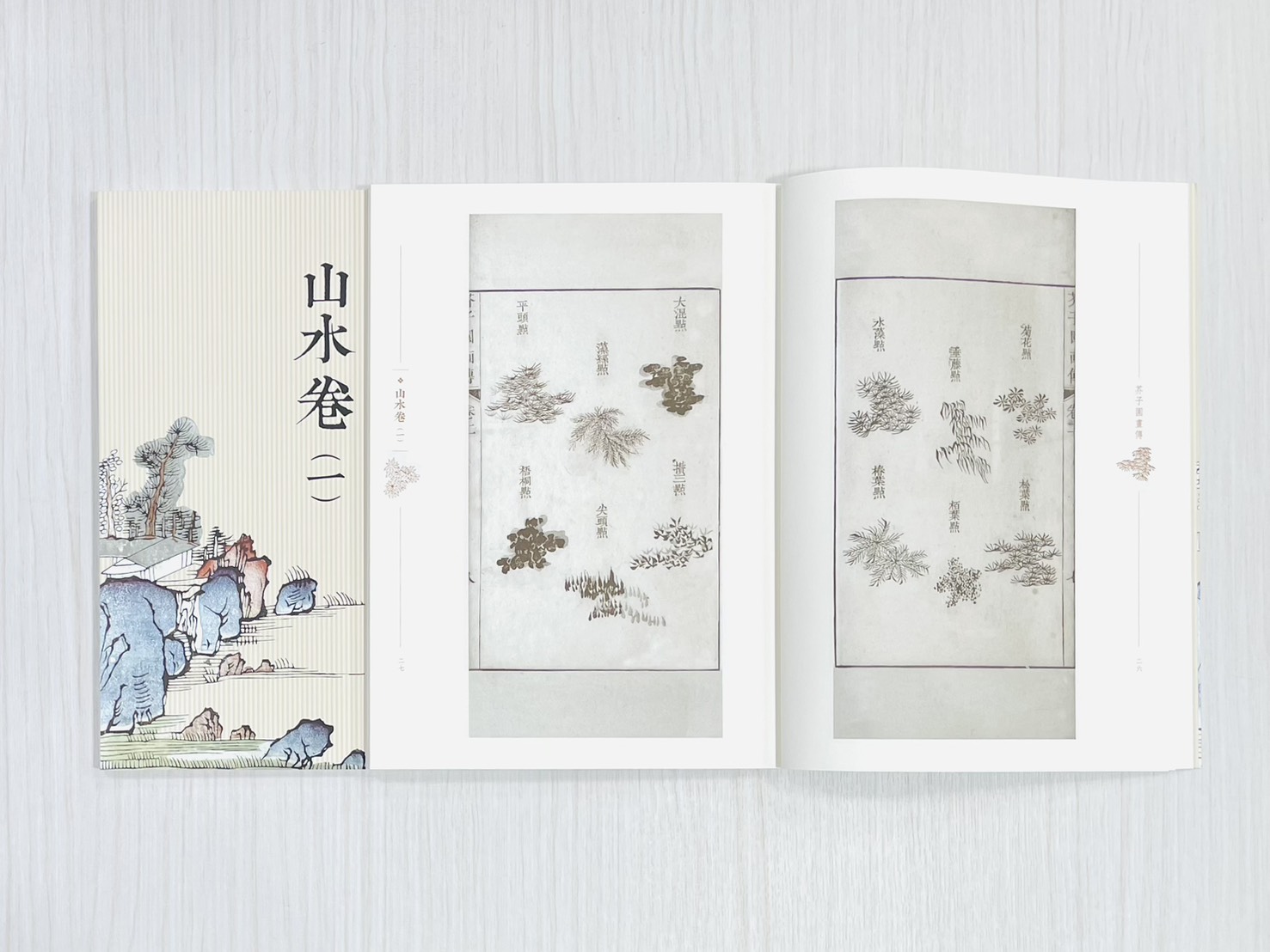 《芥子園畫傳 山水卷（ㄧ）》 國家圖書館特藏精品 王㮣 王蓍 王臬 編 上海書畫出版社