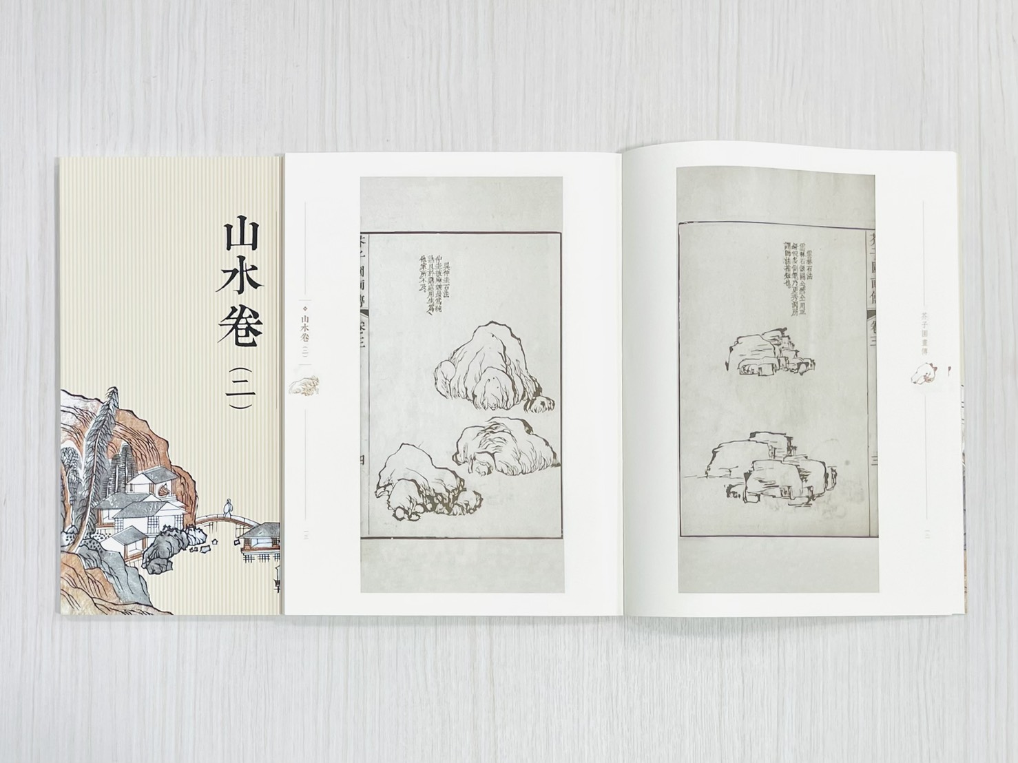 《芥子園畫傳 山水卷（二）》 國家圖書館特藏精品 王㮣 王蓍 王臬 編 上海書畫出版社