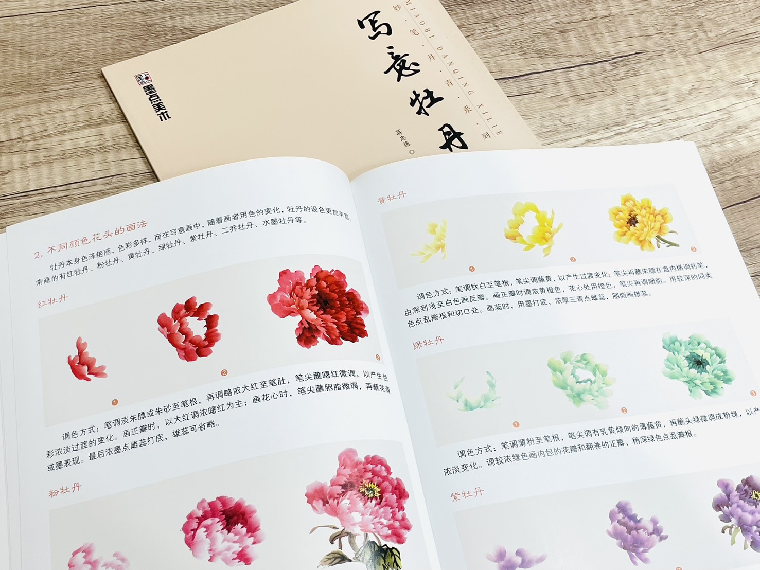 《妙筆丹青系列 寫意牡丹》 墨點美術 蔣忠德 編 浙江人民美術出版社