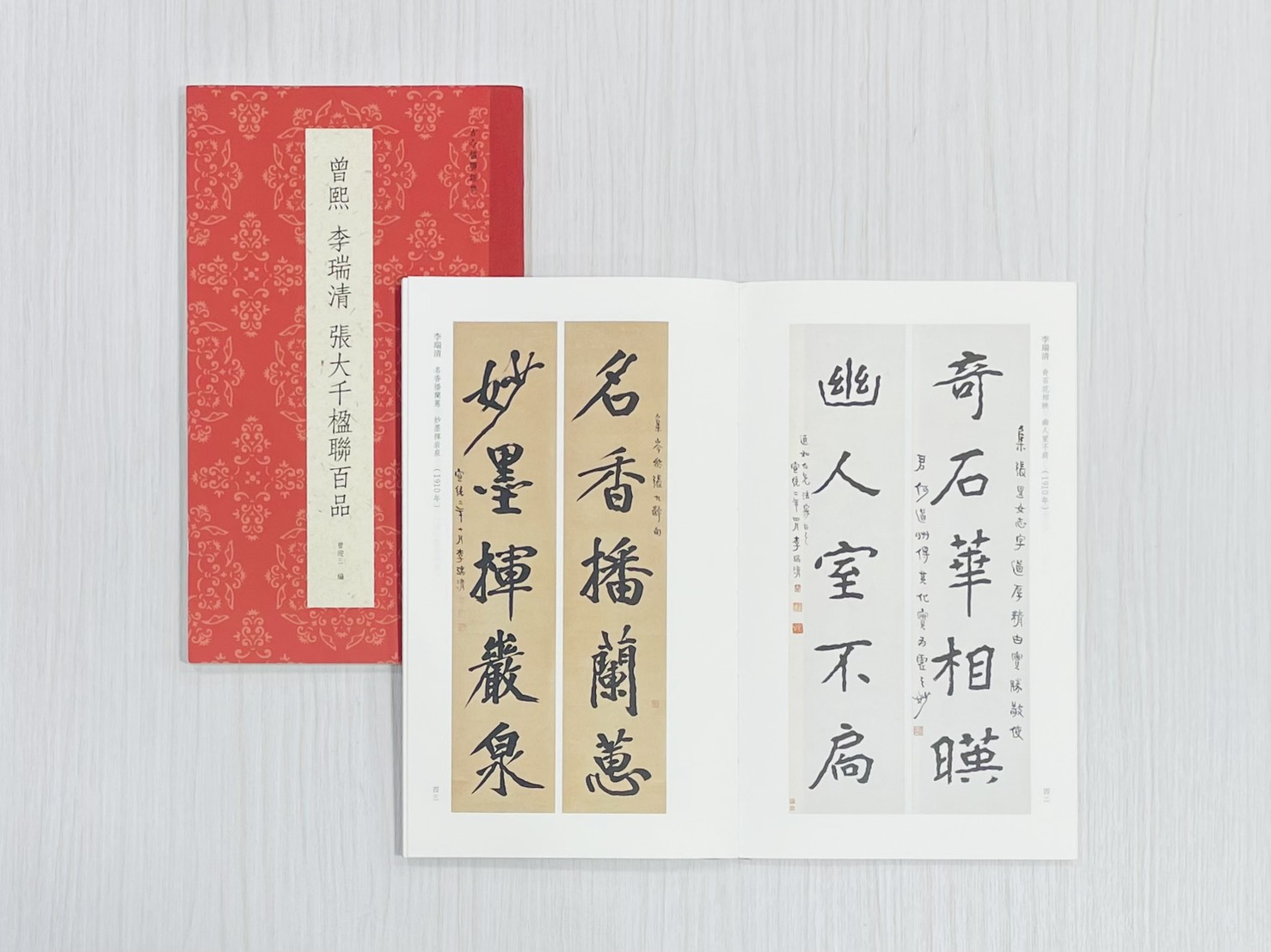 《曾熙 李瑞清 張大千楹聯百品》 古今楹聯經典 曾迎三編 浙江人民美術出版社