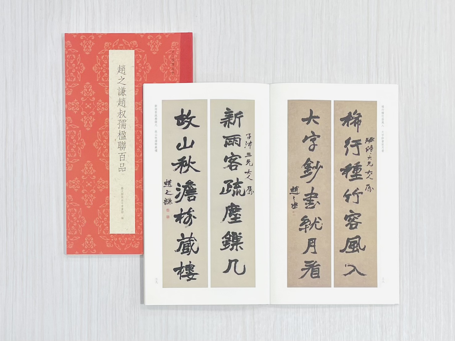《趙之謙趙叔孺楹聯百品》 古今楹聯經典 藝文類聚金石書畫館 浙江人民美術出版社