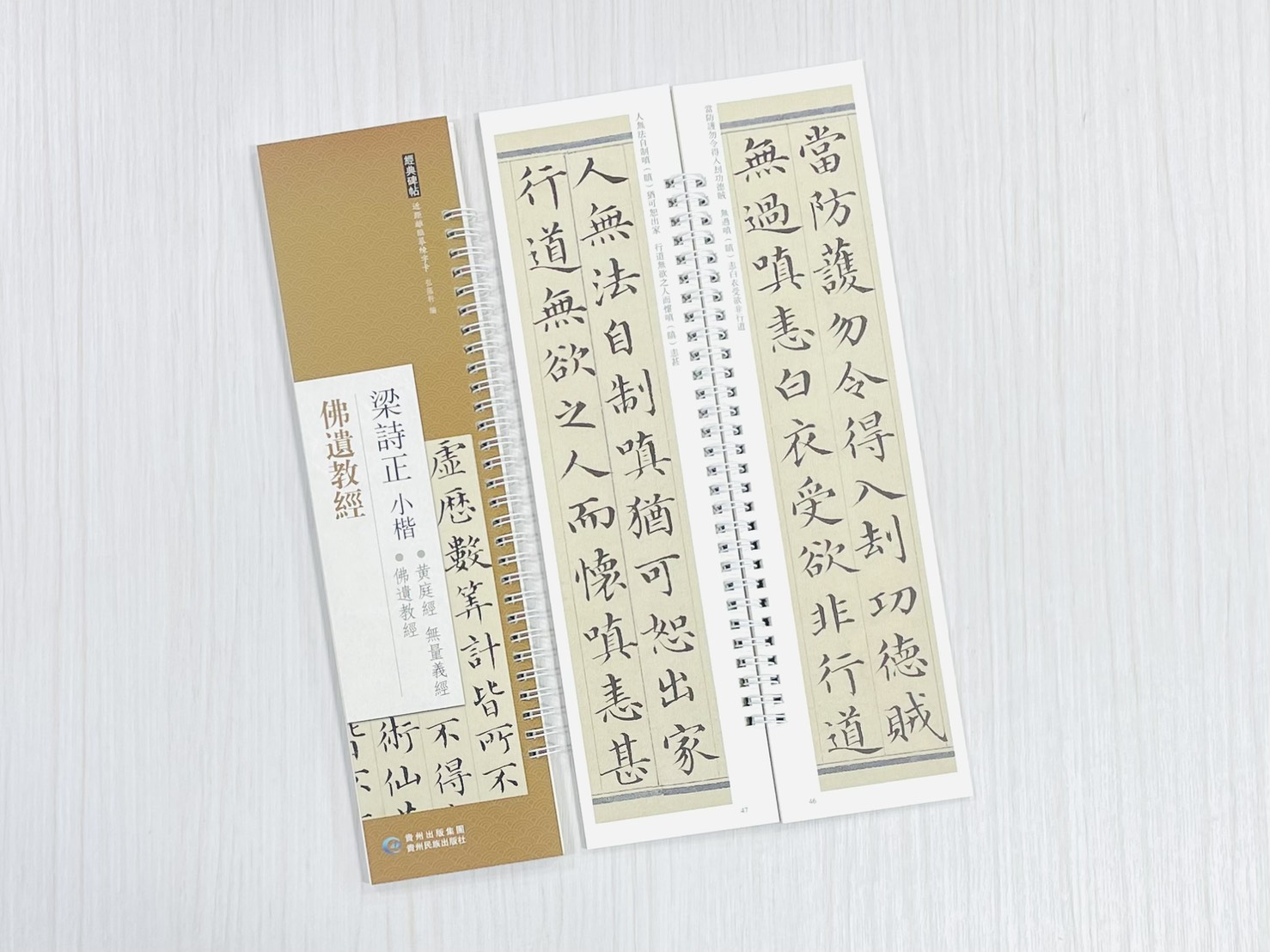 《梁詩正小楷 佛遺教經》 經典碑帖 近距離臨摹練字卡 弘蘊軒 編著 貴州民族出版社