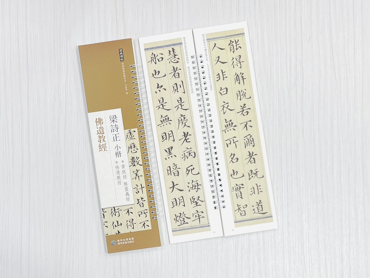 《梁詩正小楷 佛遺教經》 經典碑帖 近距離臨摹練字卡 弘蘊軒 編著 貴州民族出版社