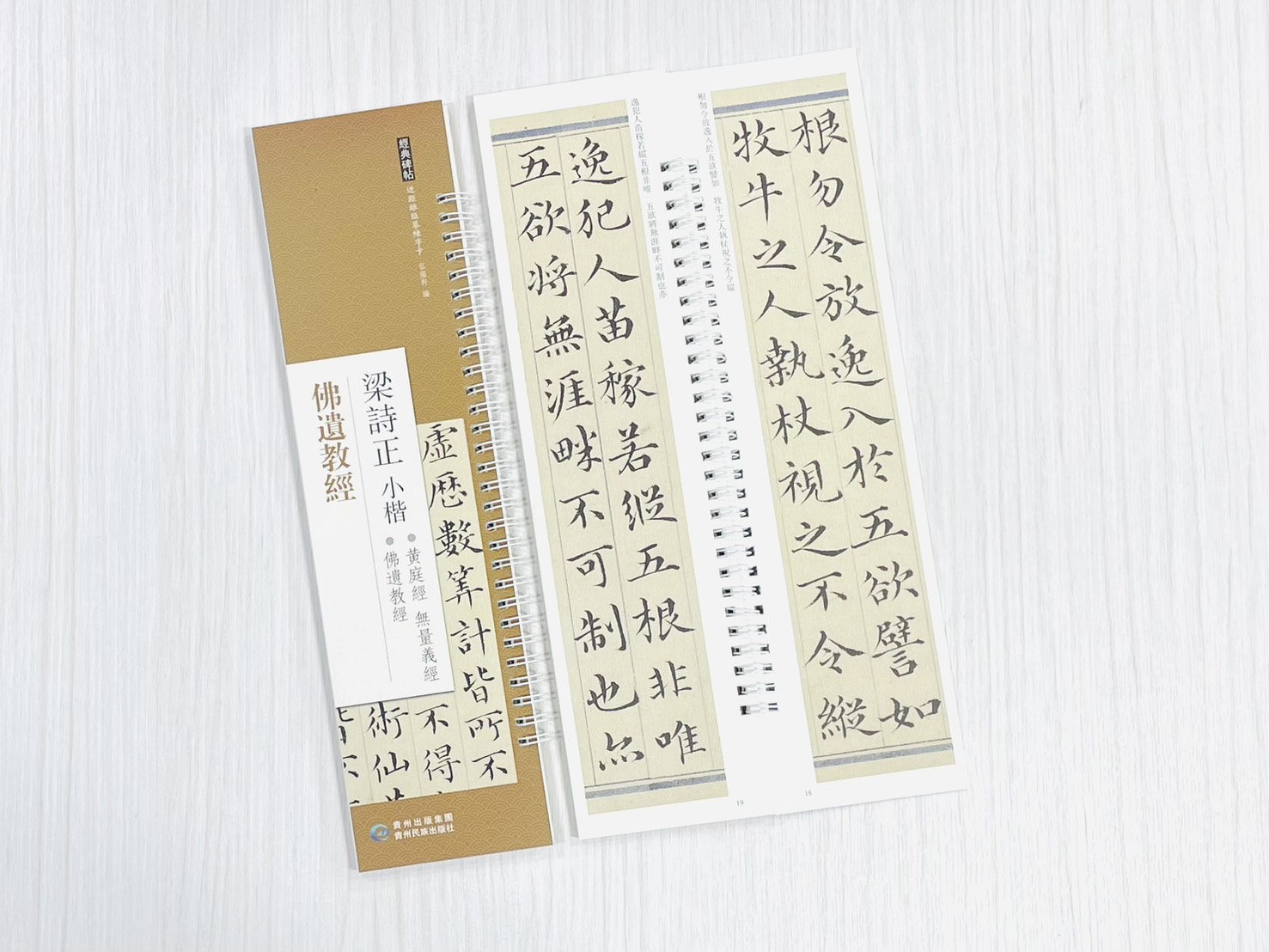 《梁詩正小楷 佛遺教經》 經典碑帖 近距離臨摹練字卡 弘蘊軒 編著 貴州民族出版社