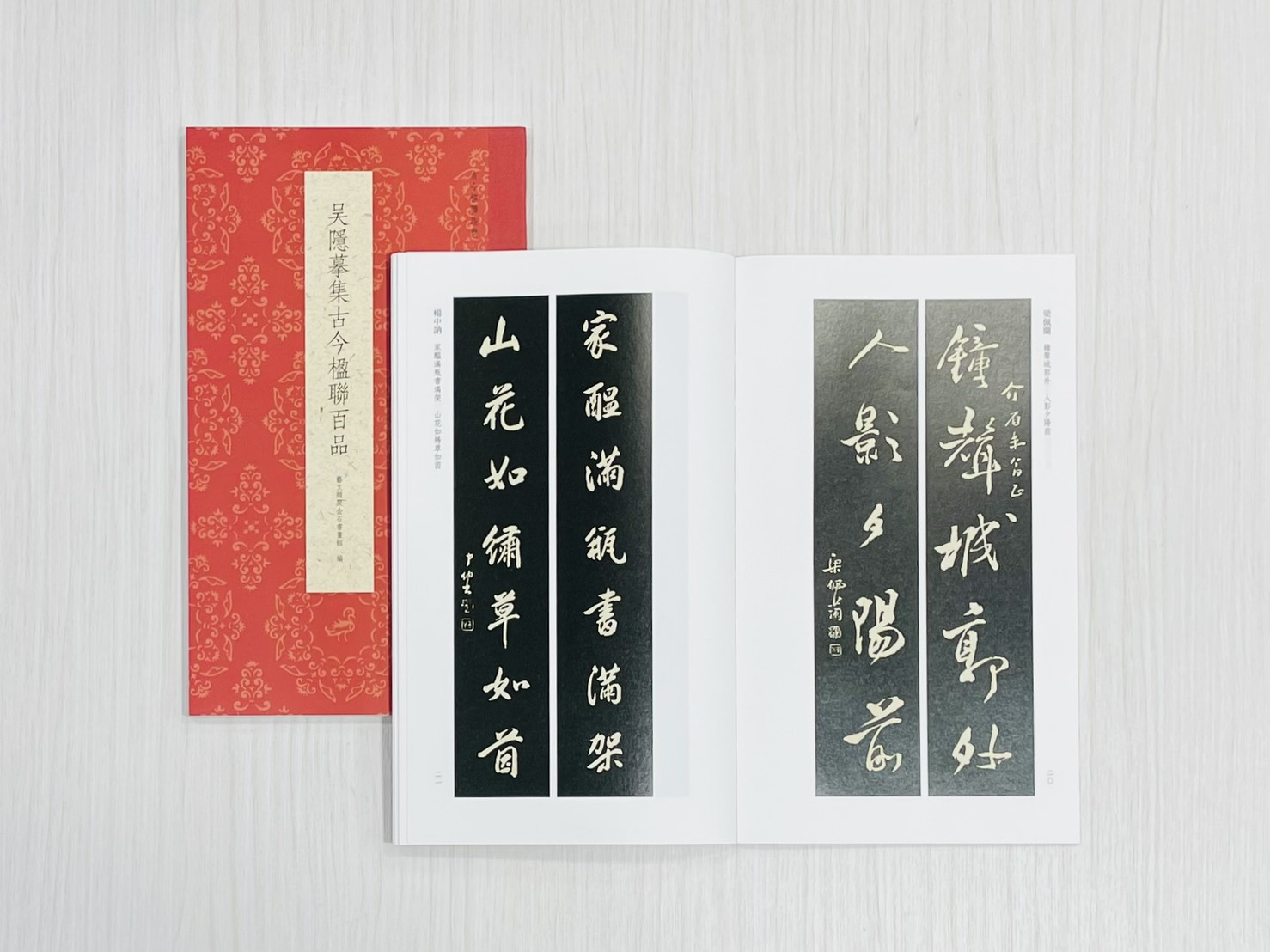 《吳隱摹集古今楹聯百品》  古今楹聯經典  藝文類聚金石書畫館  浙江人民美術出版社