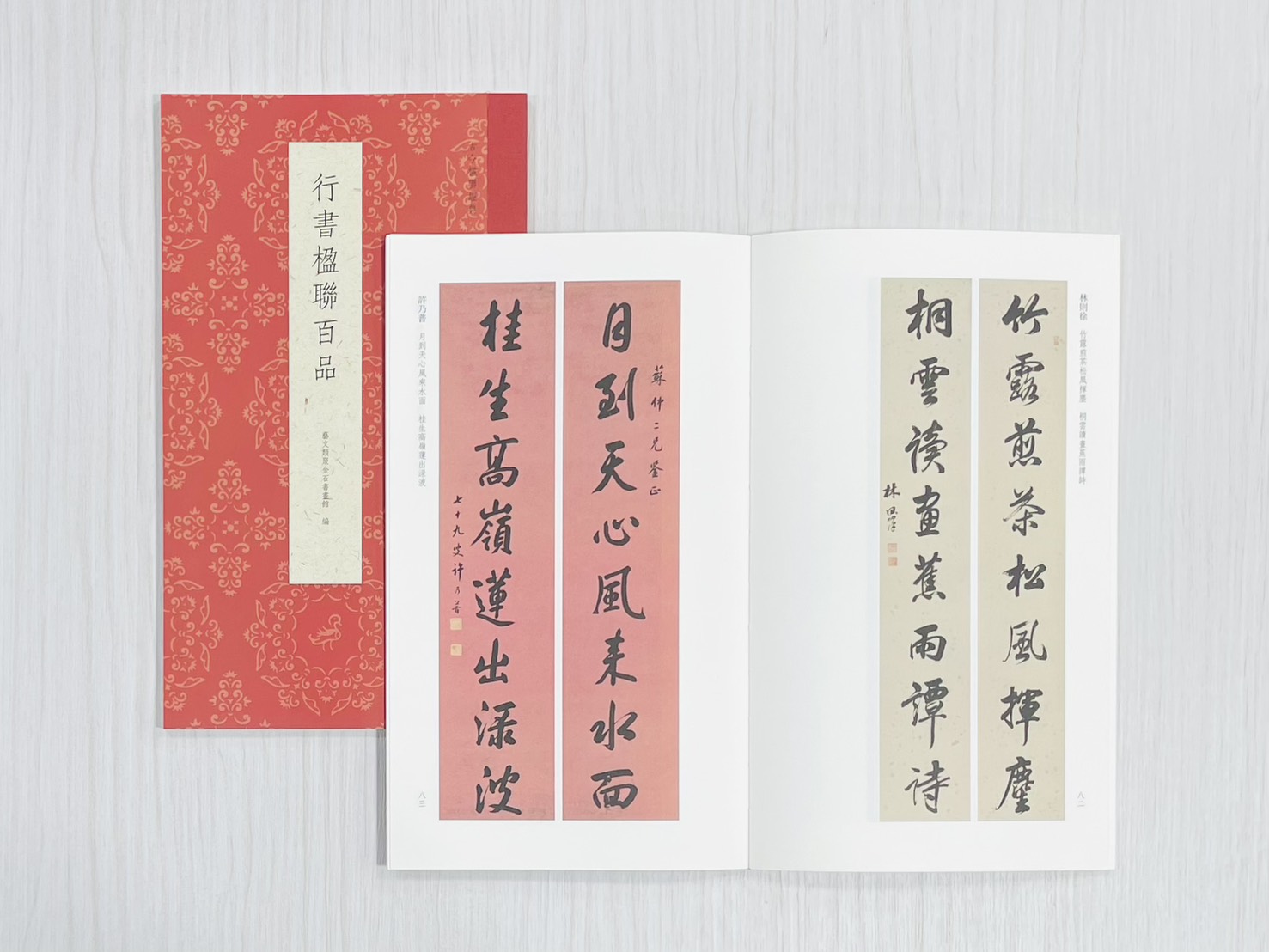 《行書楹聯百品》  古今楹聯經典  藝文類聚金石書畫館  浙江人民美術出版社