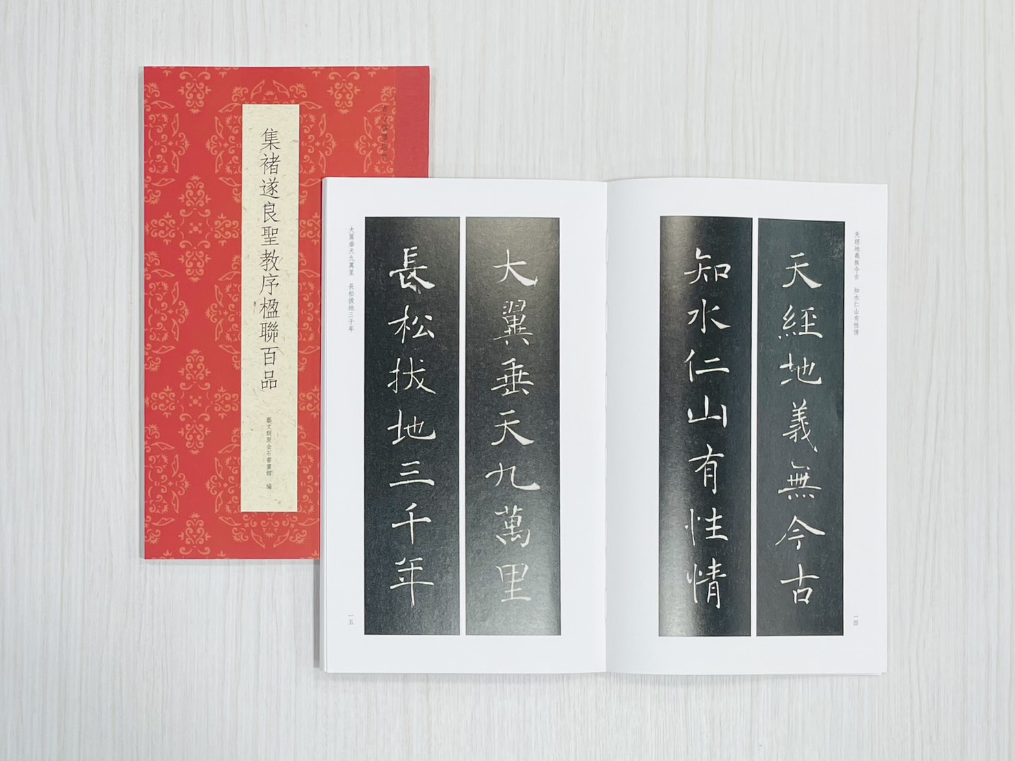 《集褚遂良聖教序楹聯百品》 古今楹聯經典 藝文類聚金石書畫館 浙江人民美術出版社