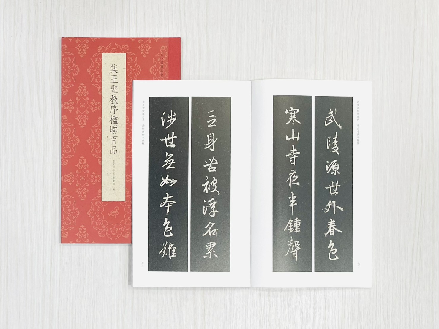 《集王聖教序楹聯百品》 古今楹聯經典 藝文類聚金石書畫館 浙江人民美術出版社
