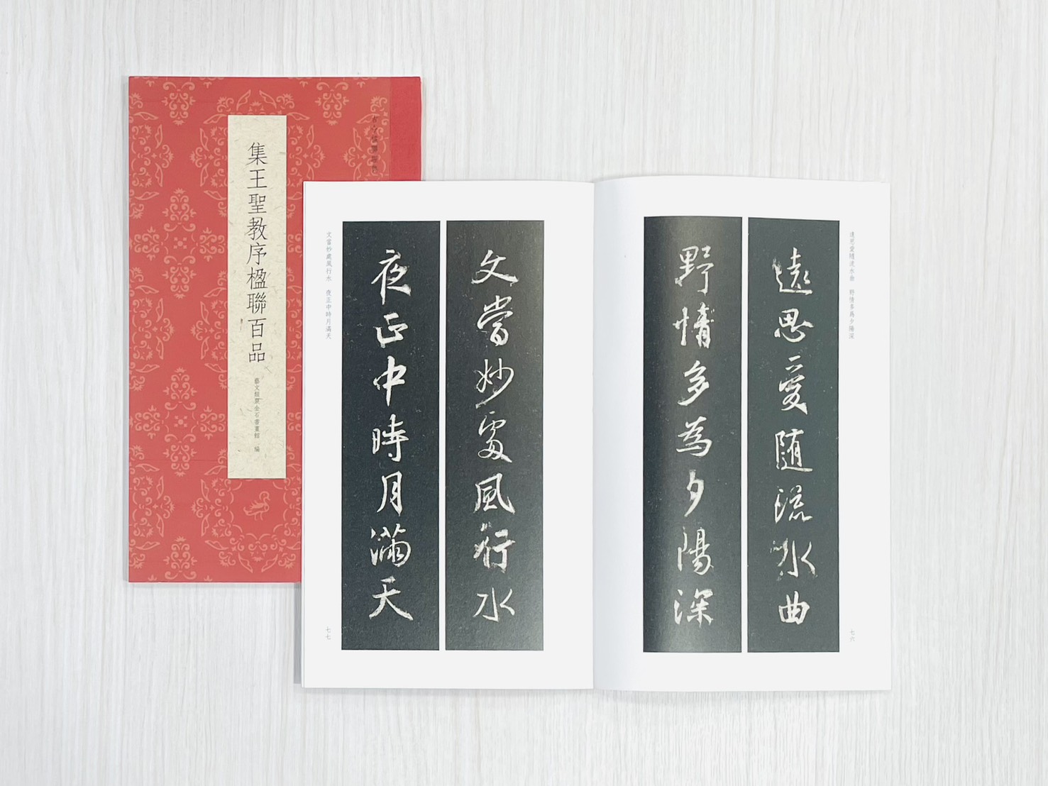 《集王聖教序楹聯百品》 古今楹聯經典 藝文類聚金石書畫館 浙江人民美術出版社