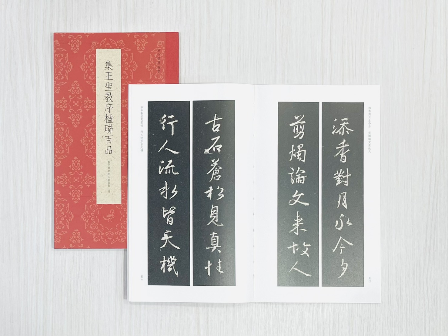 《集王聖教序楹聯百品》 古今楹聯經典 藝文類聚金石書畫館 浙江人民美術出版社