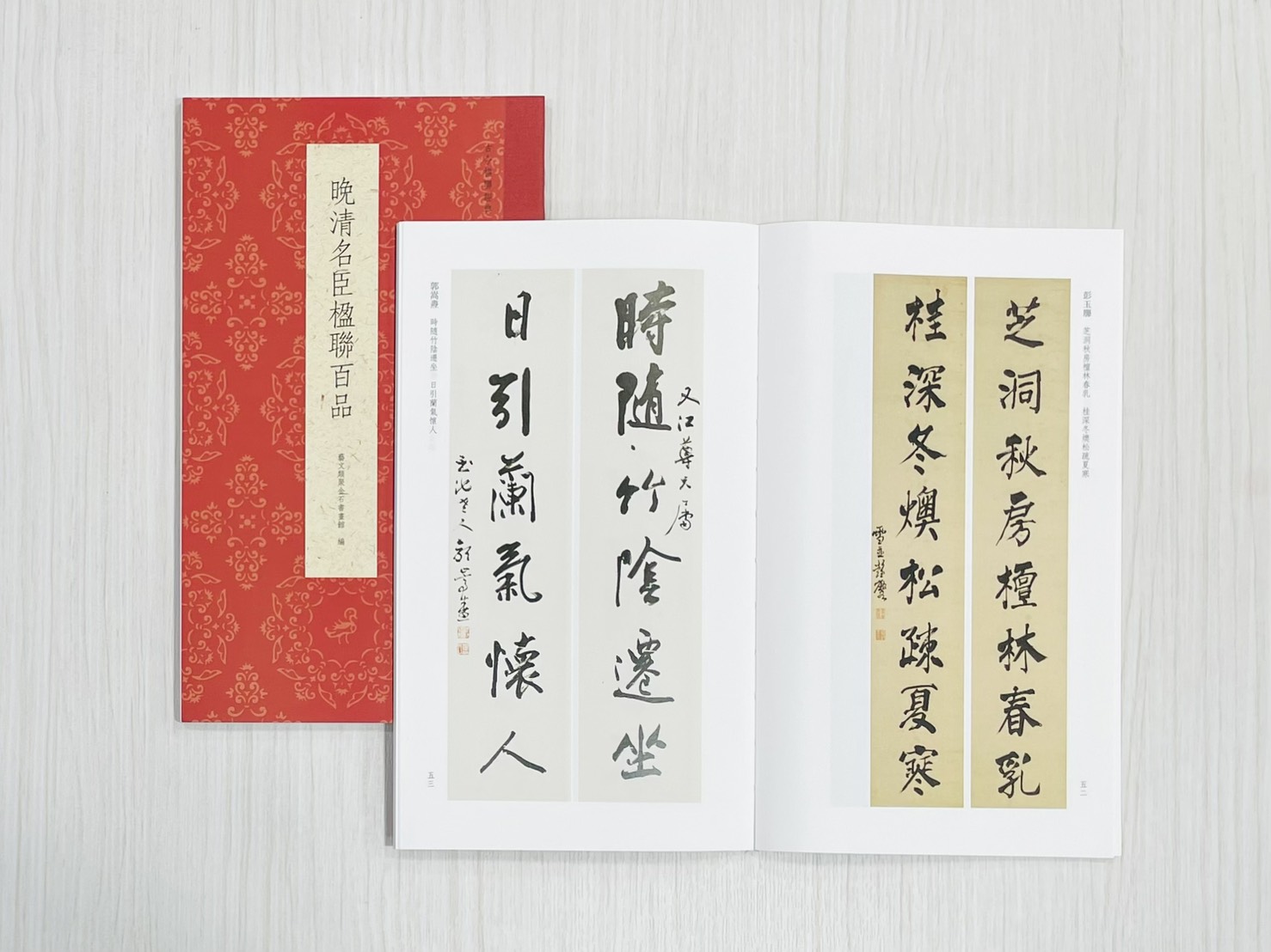《晚清名臣楹聯百品》 古今楹聯經典 藝文類聚金石書畫館 浙江人民美術出版社