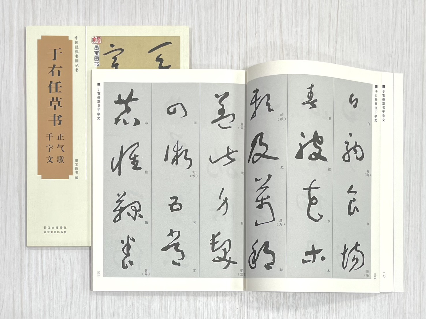 《于右任草書正氣歌、千字文》 墨寶圖書 編 長江出版傳媒 湖北美術出版社 