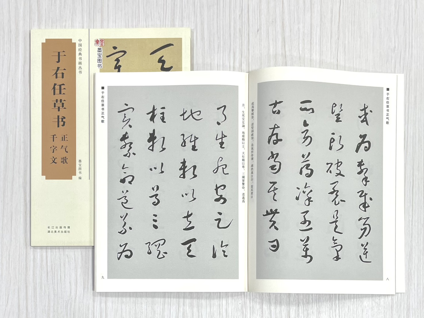 《于右任草書正氣歌、千字文》 墨寶圖書 編 長江出版傳媒 湖北美術出版社 
