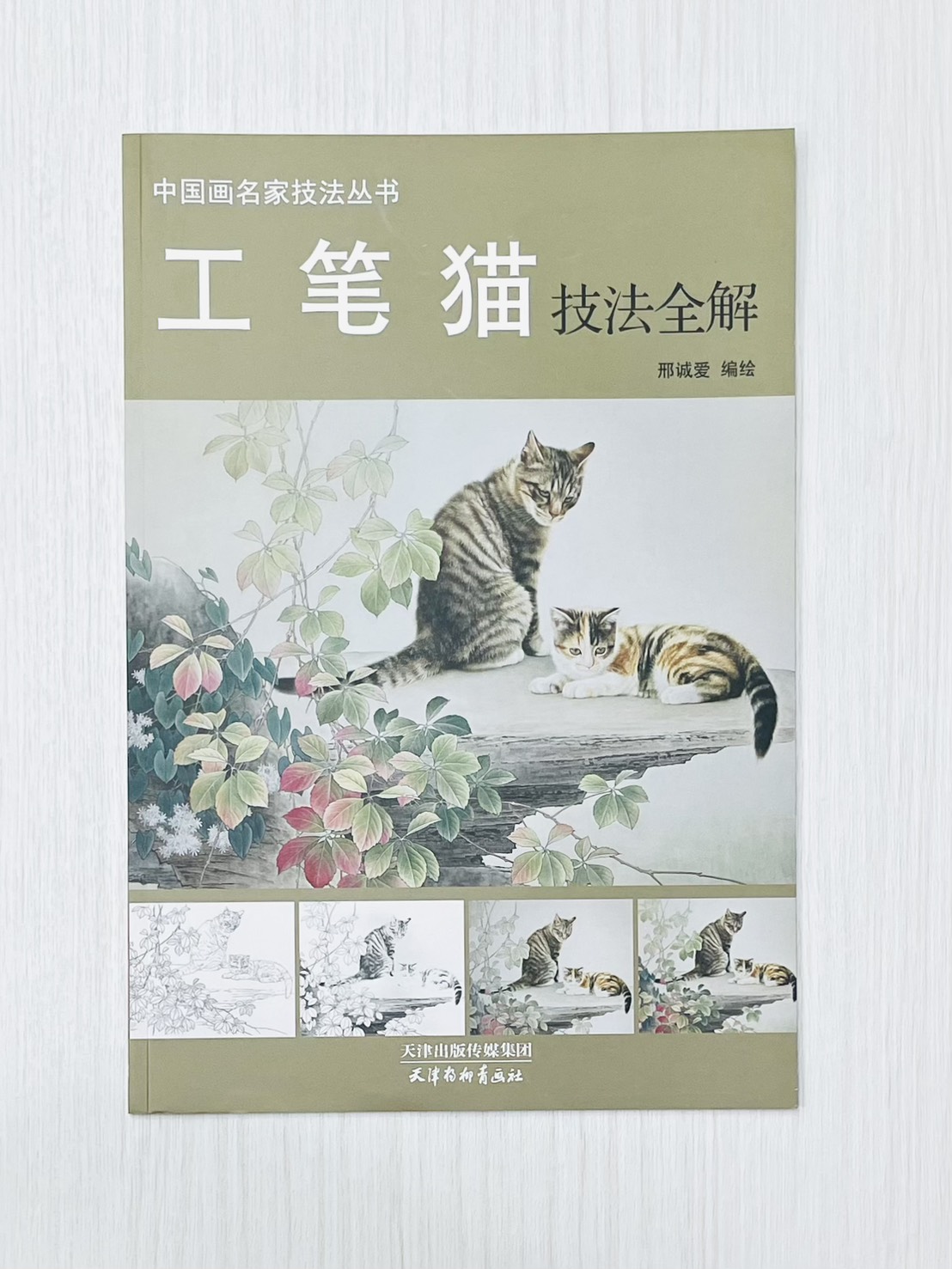 《工筆貓技法全解》 中國畫名家技法叢書 邢誠爱 編繪 天津楊柳青畫社 出版