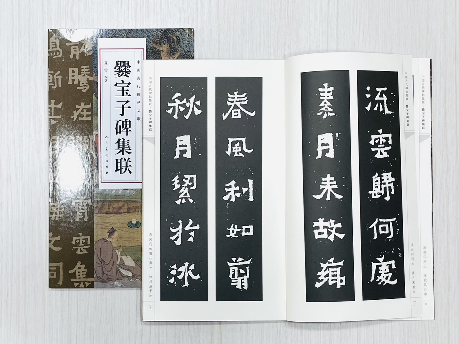 《爨寶子碑集聯》 中國古代碑帖集聯 夏雪 編著 人民美術出版社 