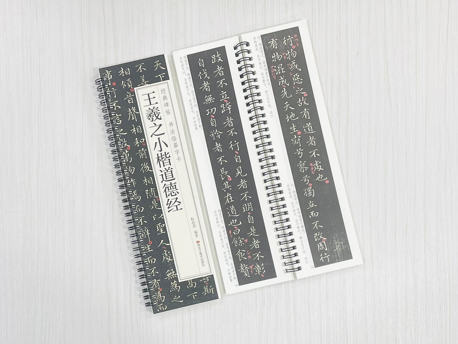 《王羲之小楷道德經》 經典碑帖 書法臨摹字卡 耘俗齋 編著 黑龍江美術出版社