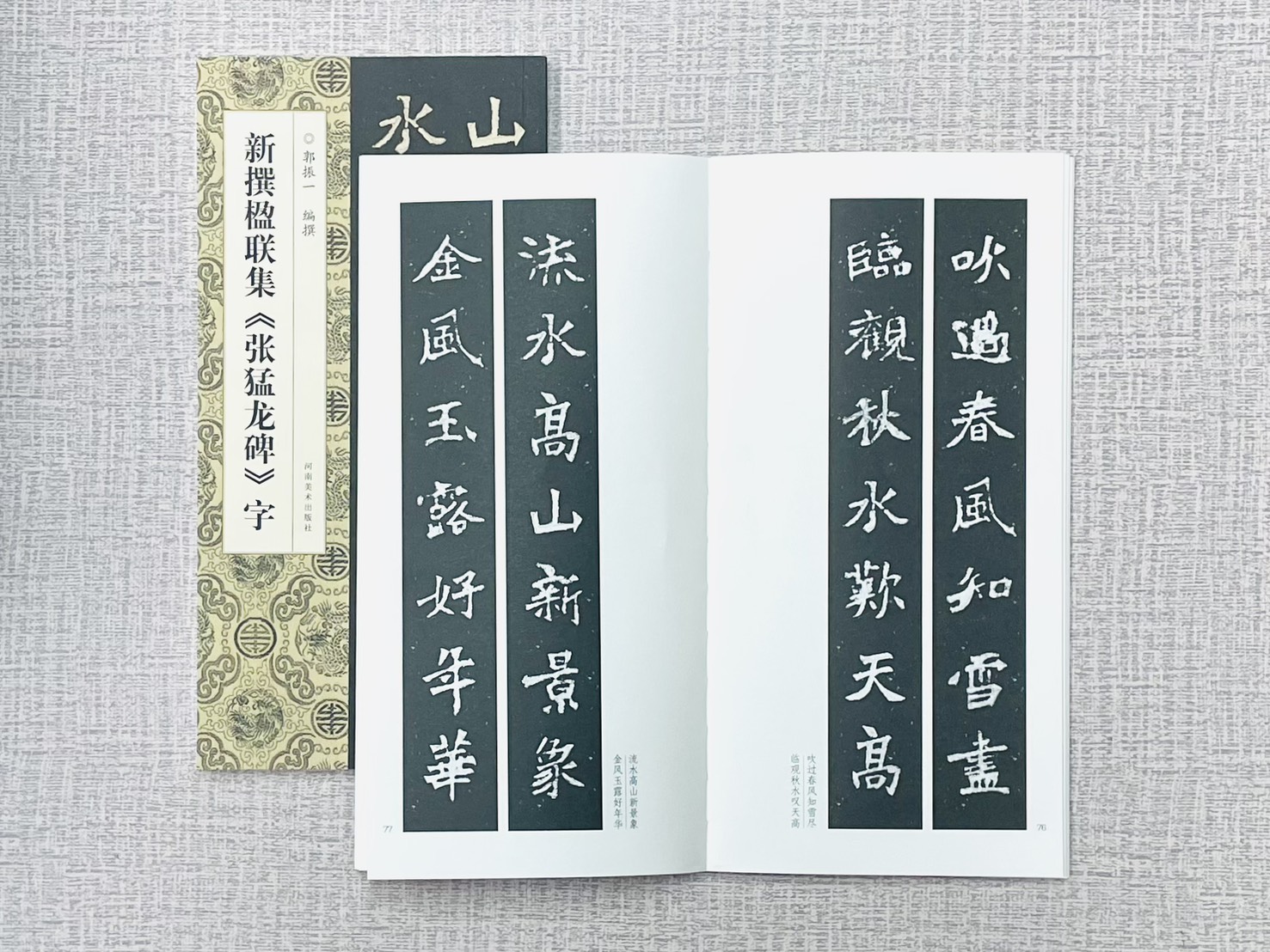 新撰楹聯集《張猛龍碑》字 郭振一 編撰 河南美術出版社