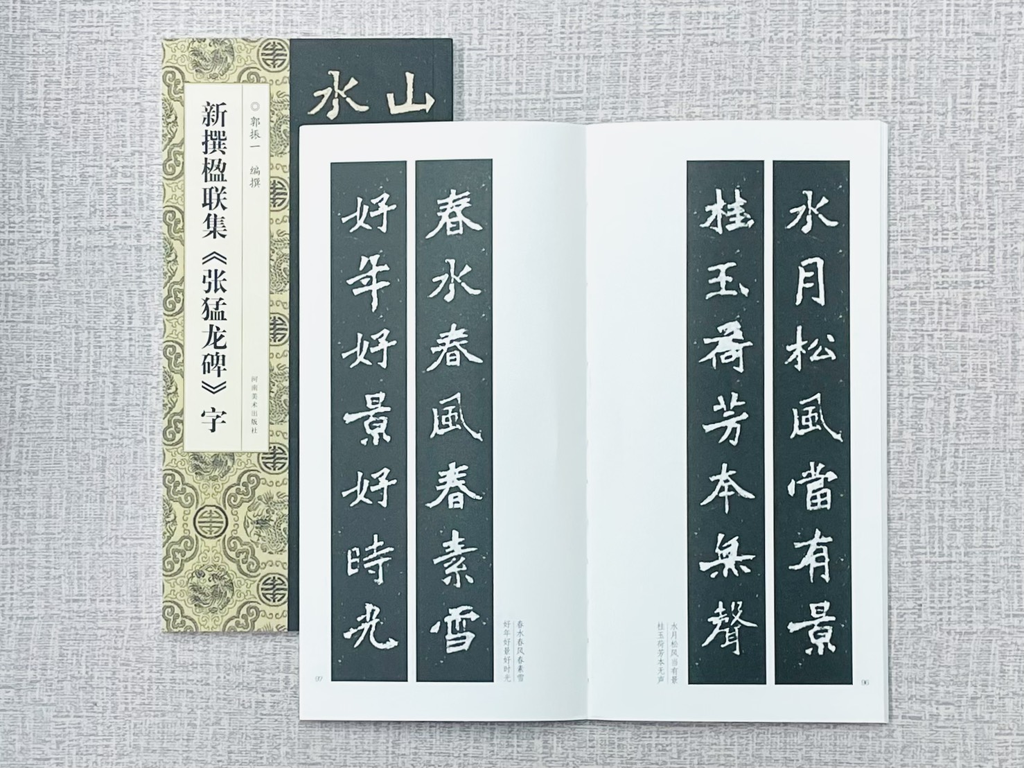 新撰楹聯集《張猛龍碑》字 郭振一 編撰 河南美術出版社