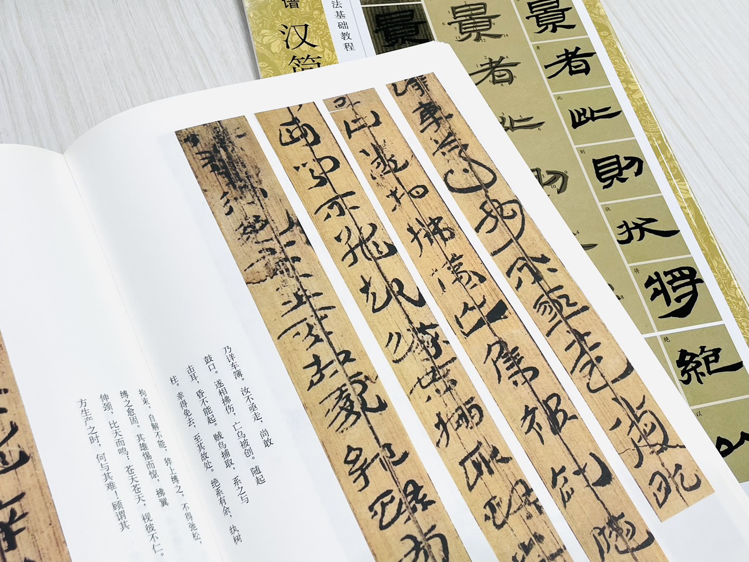 《新書譜 漢簡》 中國書法基礎教程 鍾鼎 編著 浙江人民美術出版社
