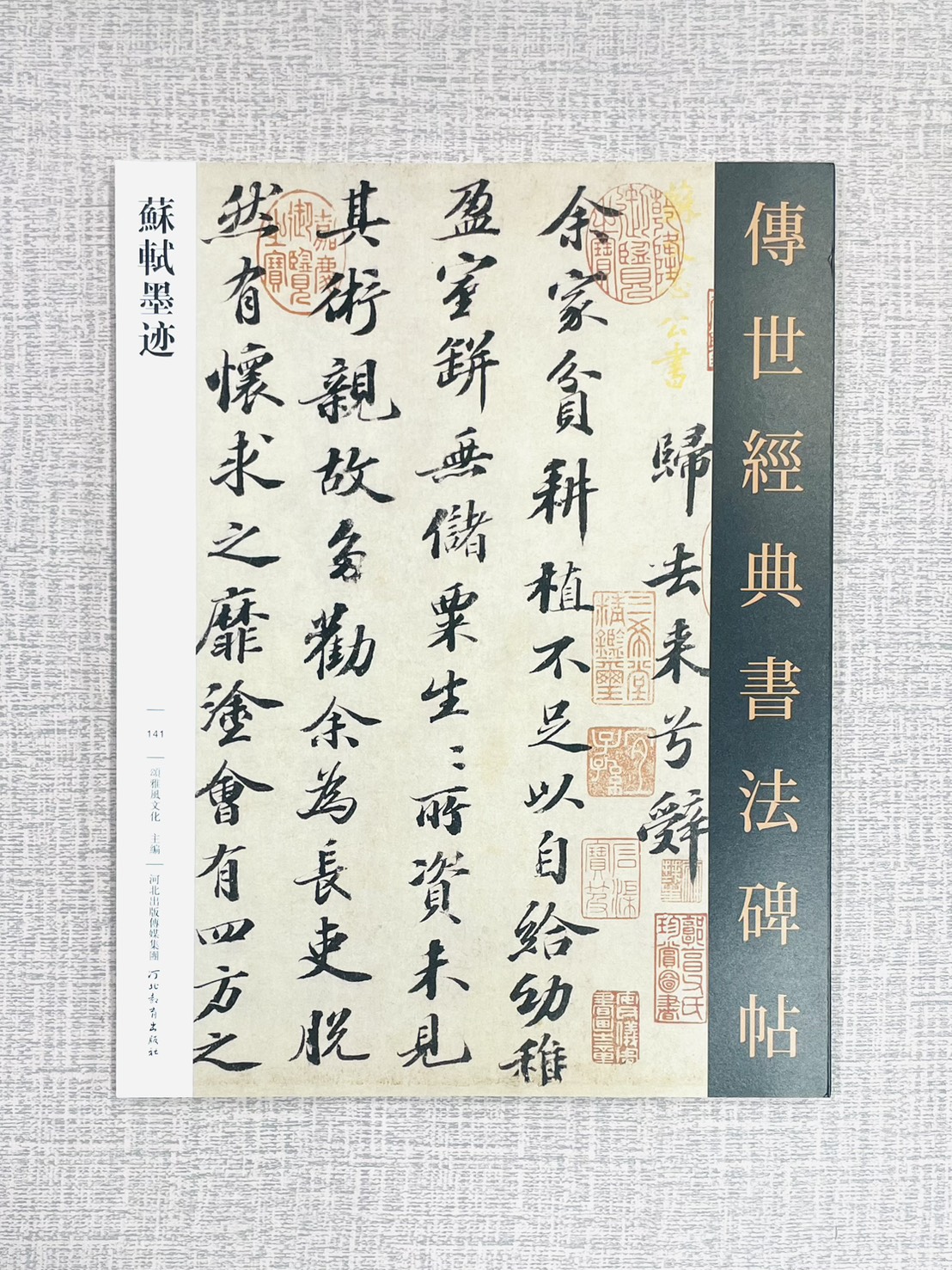 《蘇軾墨跡》 傳世經典書法碑帖141 頌雅風文化 主編 河北教育出版社