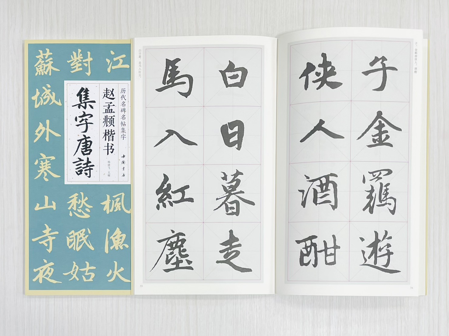 《趙孟頫楷書集字唐詩》 歷代名碑名帖集字 楊建飛 主編 中國書店出版發行