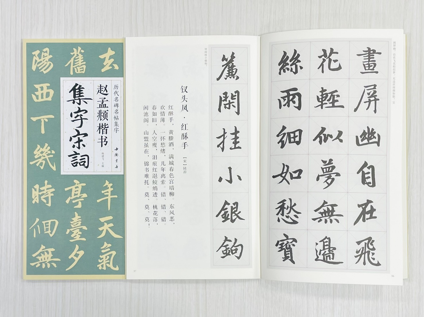 《趙孟頫楷書集字宋詞》 歷代名碑名帖集字 楊建飛 主編 中國書店出版發行
